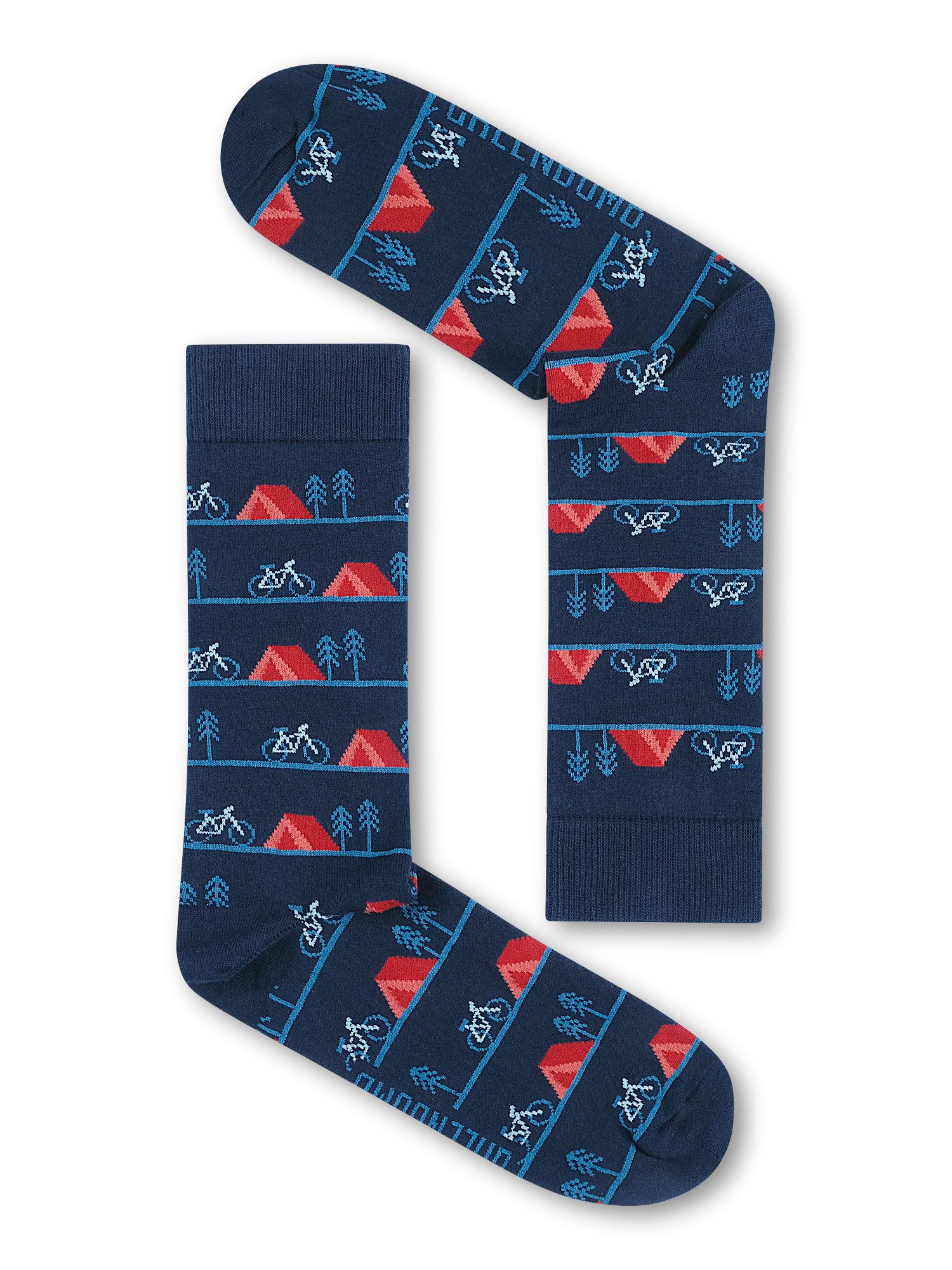 GreenBomb Socken Socks Bike Tent Bio-Baumwoll-Mix, Polyamid, Elasthan, kreative Designs