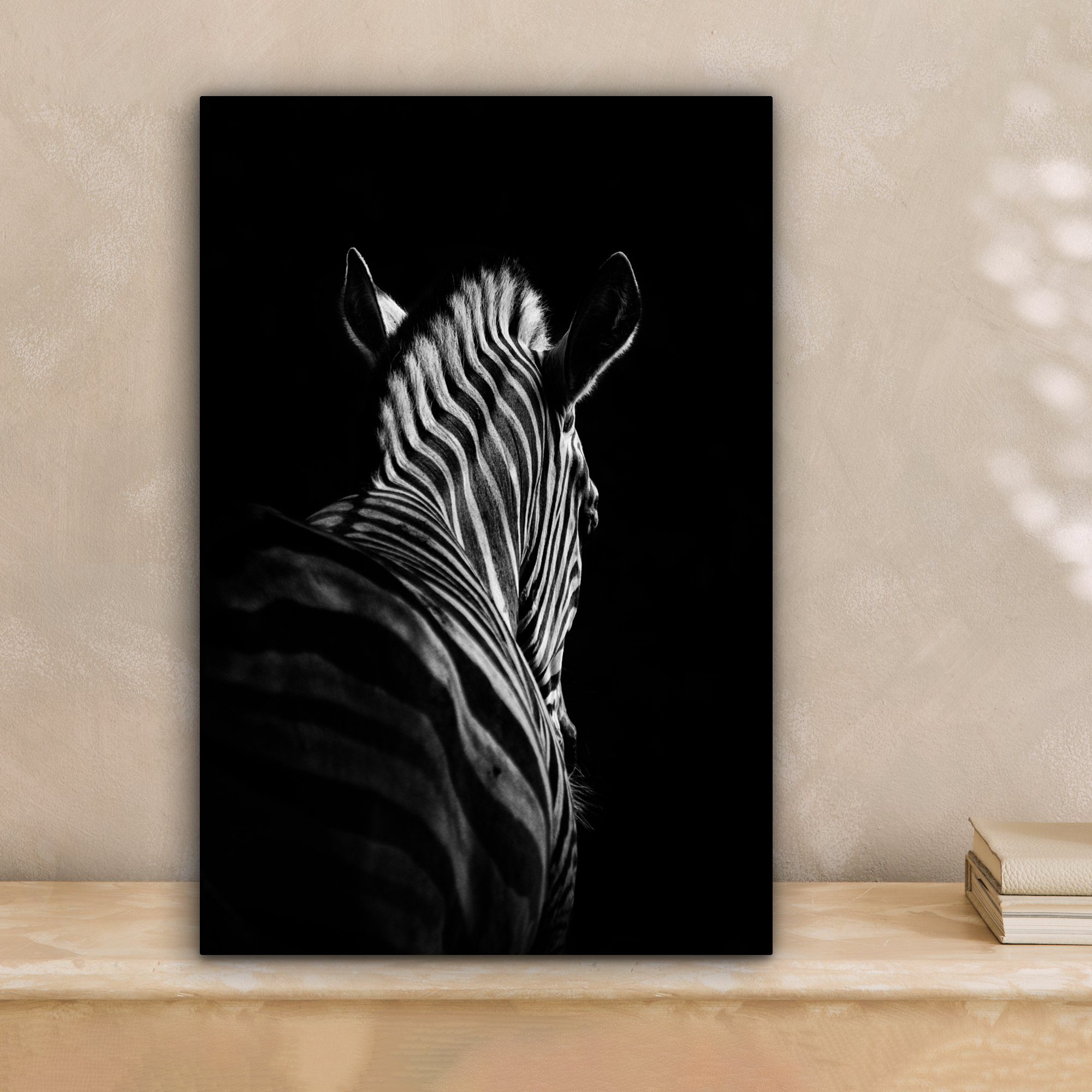 OneMillionCanvasses® Leinwandbild Zebra - Tier - günstig online kaufen