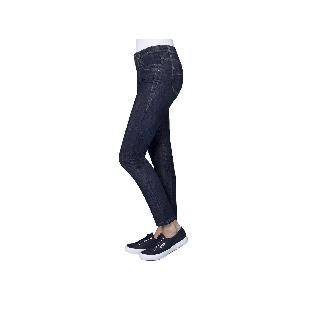 5-Pocket-Jeans blau FIRE BLUE (1-tlg)