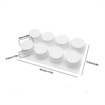RefinedFlare Donutform Tube Silikonform Für Das Backen Von Mousse-Kuchen, (1-tlg), 3D-Silikonbackformen Für Kuchen