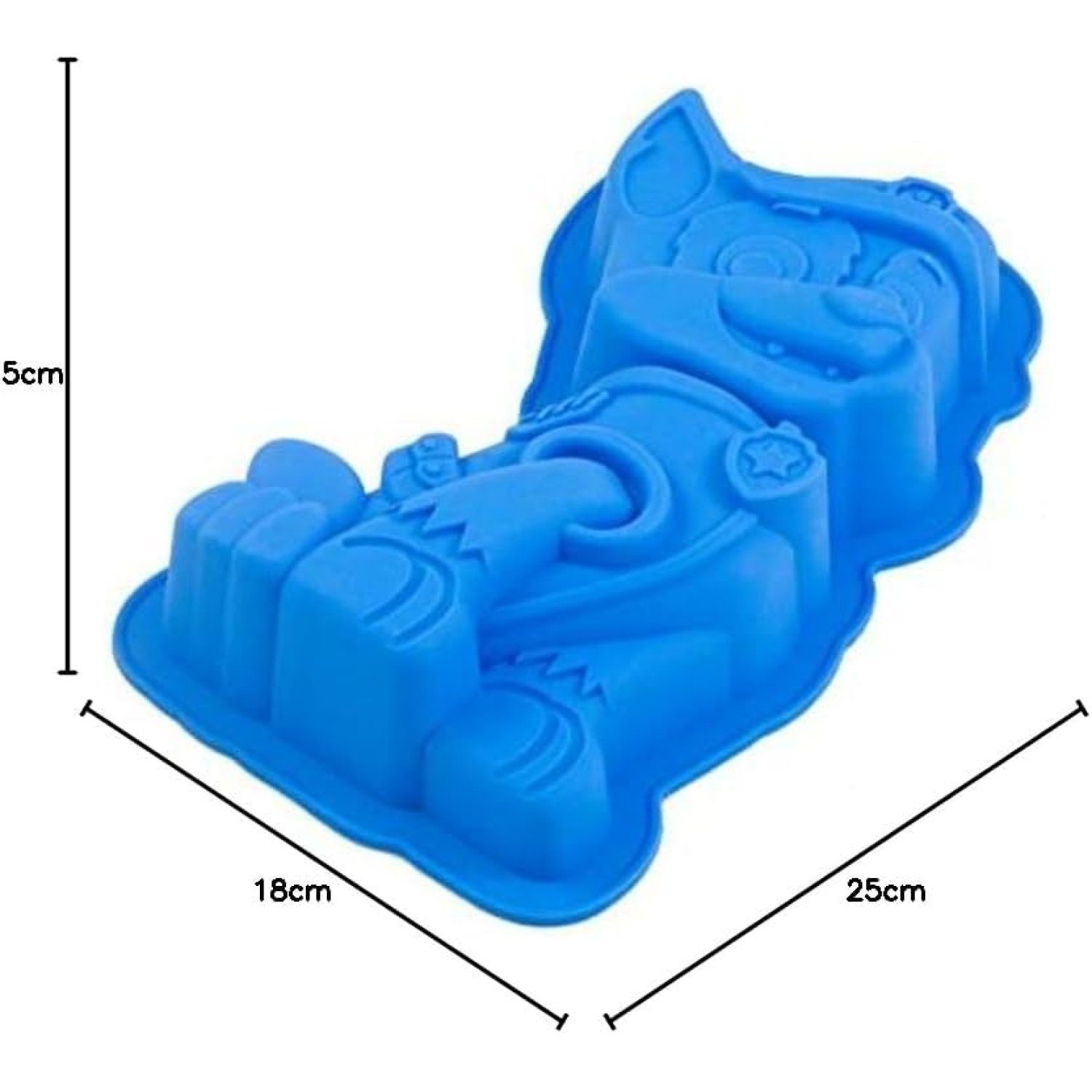 POS Backform pos PAW PATROL Silikon-Backform zum Backen + Frosten ca. 24 cm Kuchenb
