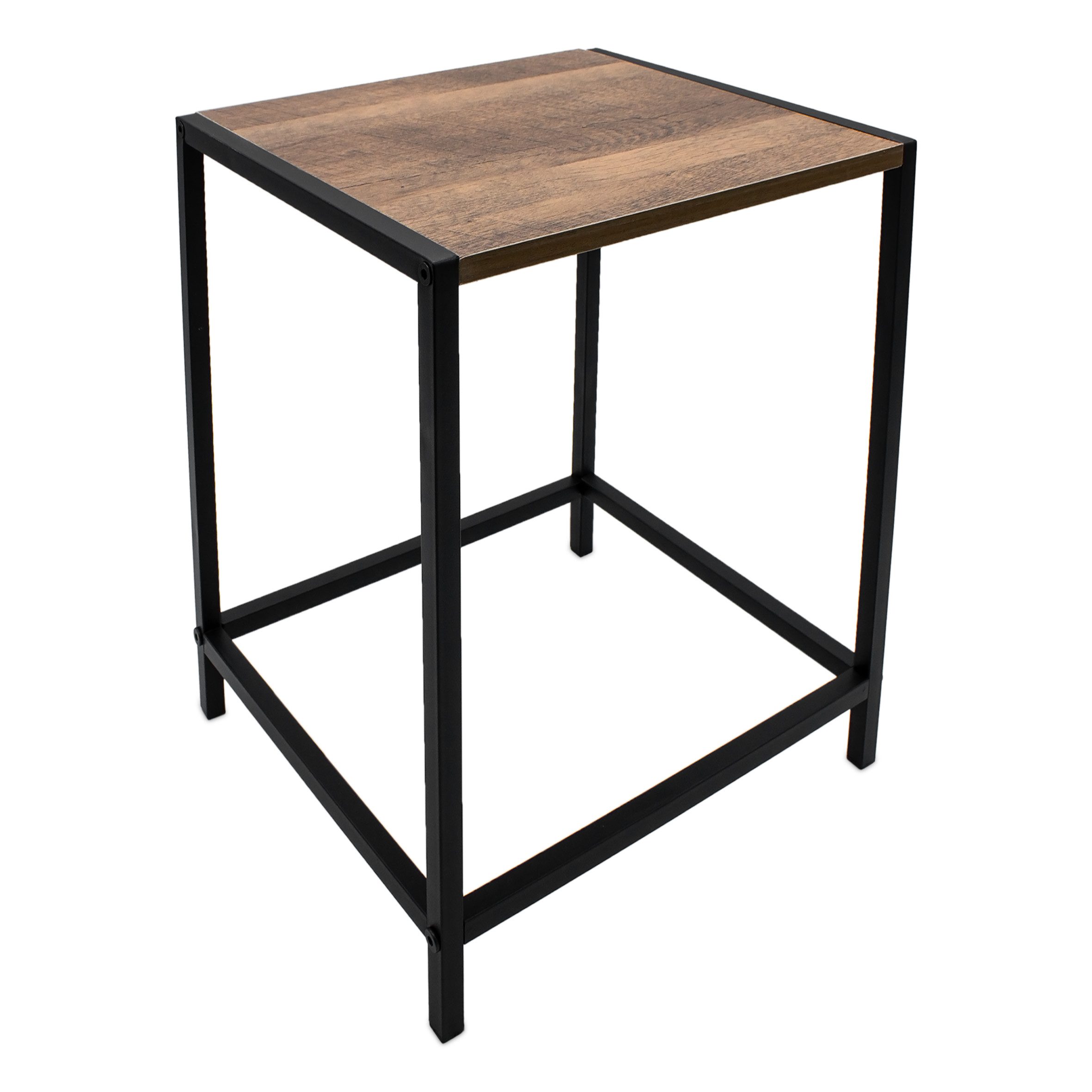 Spetebo Beistelltisch Holz Beistelltisch mit Metall günstig online kaufen