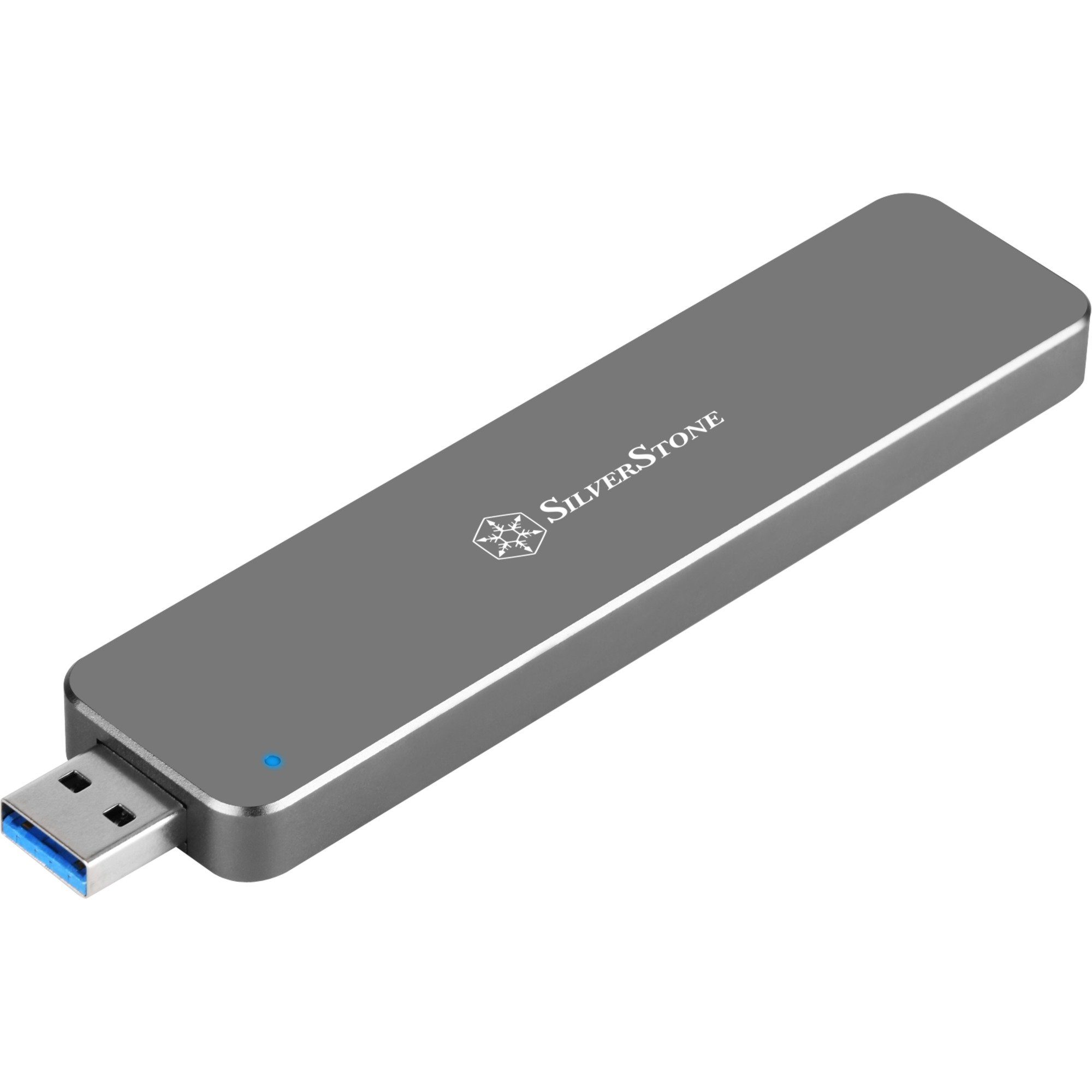 Festplatten-Gehäuse SilverStone SST-MS09C USB 3.1, Laufwerksgehäuse