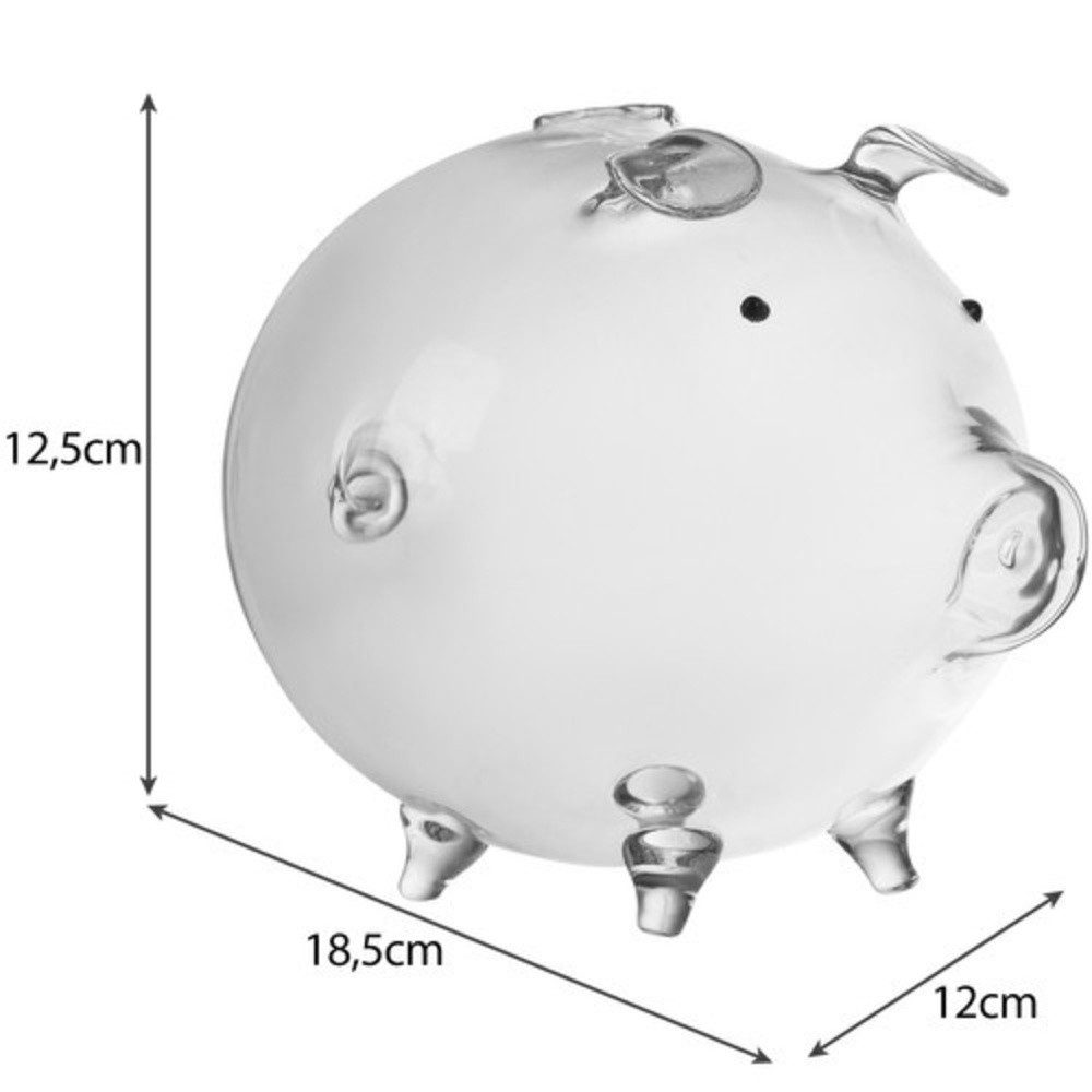 Ruhhy Spardose Sparschwein Glassparschwein, (Spar-Set, 1-tlg., günstig online kaufen