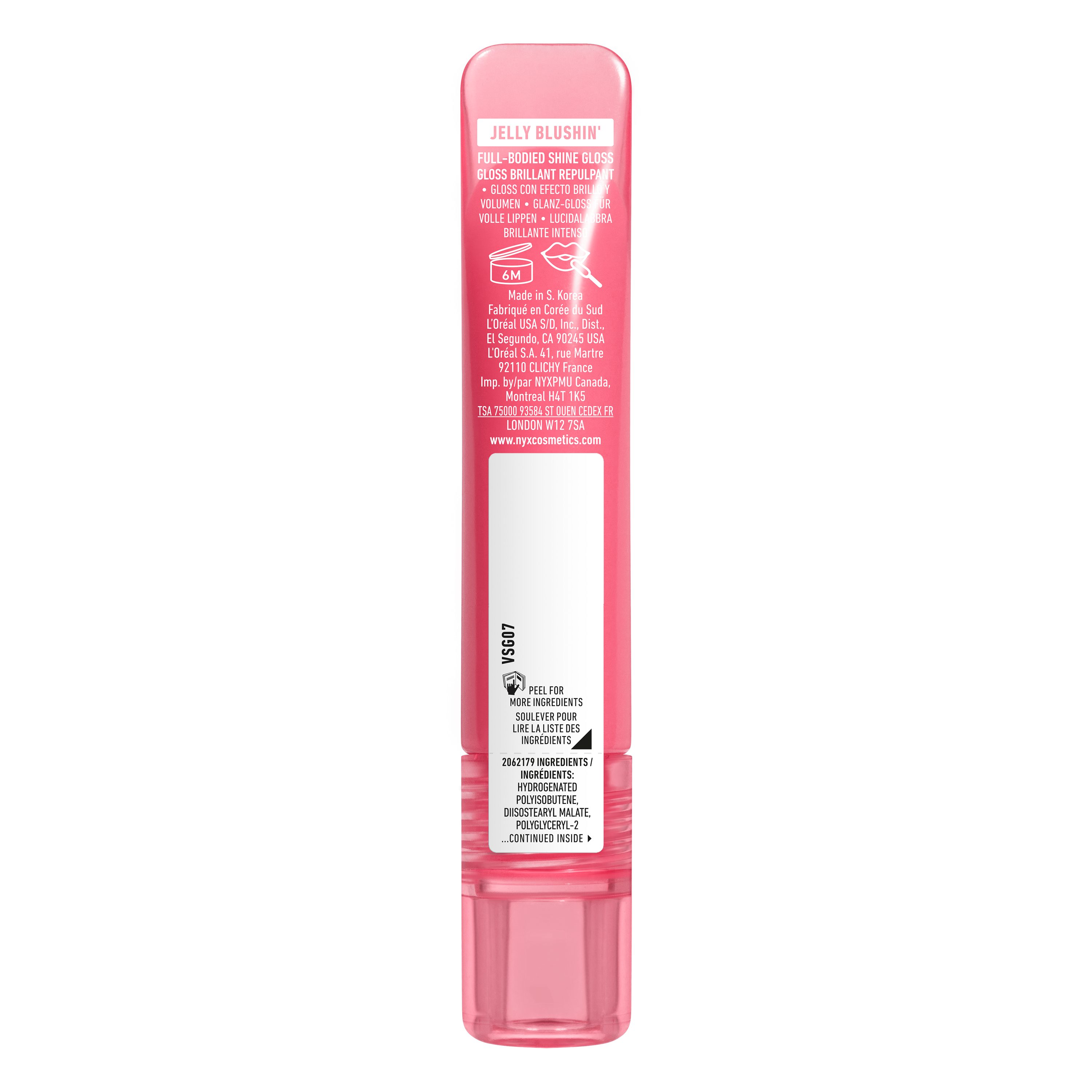NYX PROFESSIONAL MAKEUP Lipgloss JELLY JOB FULL BODIED SHINE GLOSS, no Filler -pflegender Gloss für optisch vollere Lippen – Bild 5 von 5