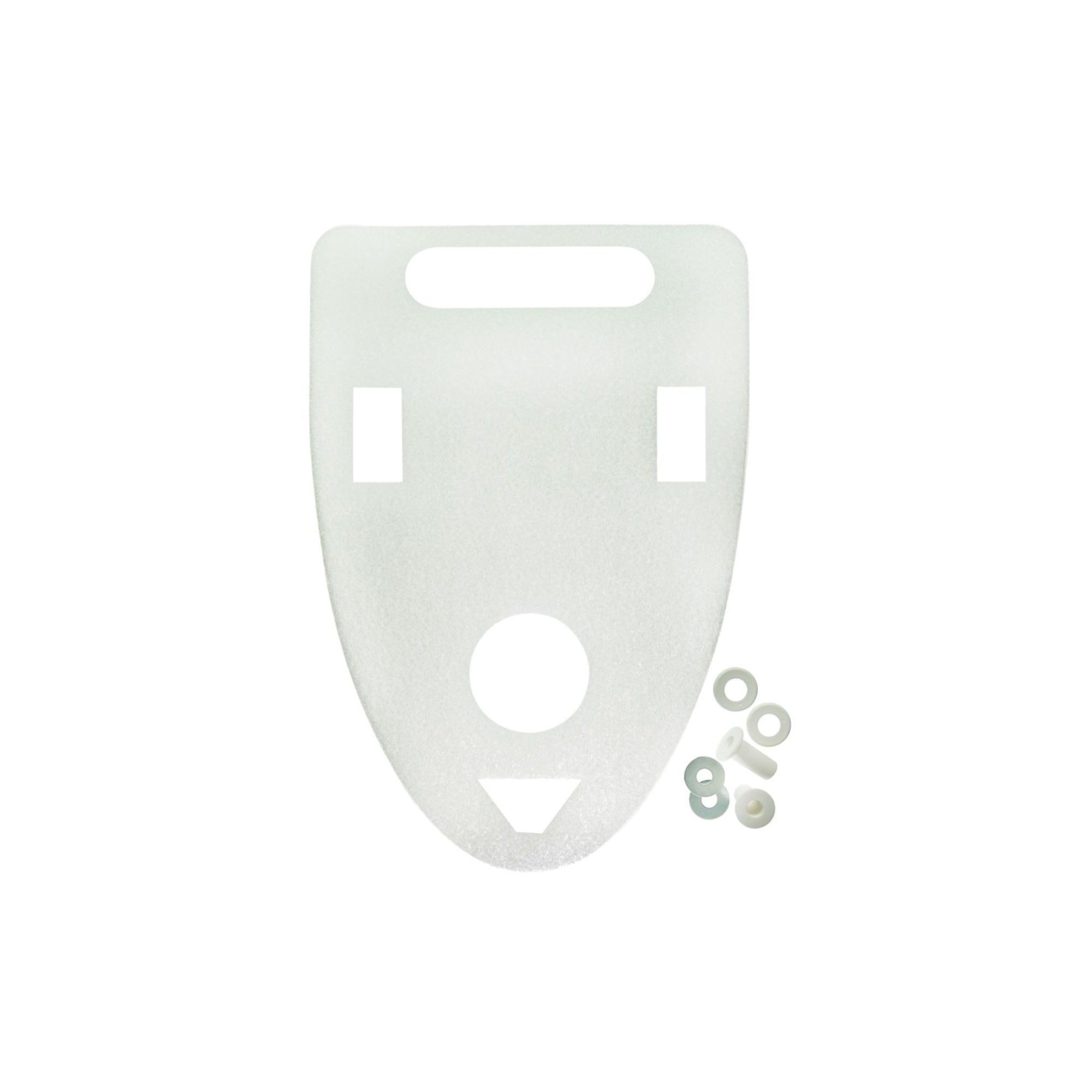 ISOWA GmbH Urinal Schallschutz-Set Urinal 550 mm x 370 mm x 4 mm, weiß - 32975