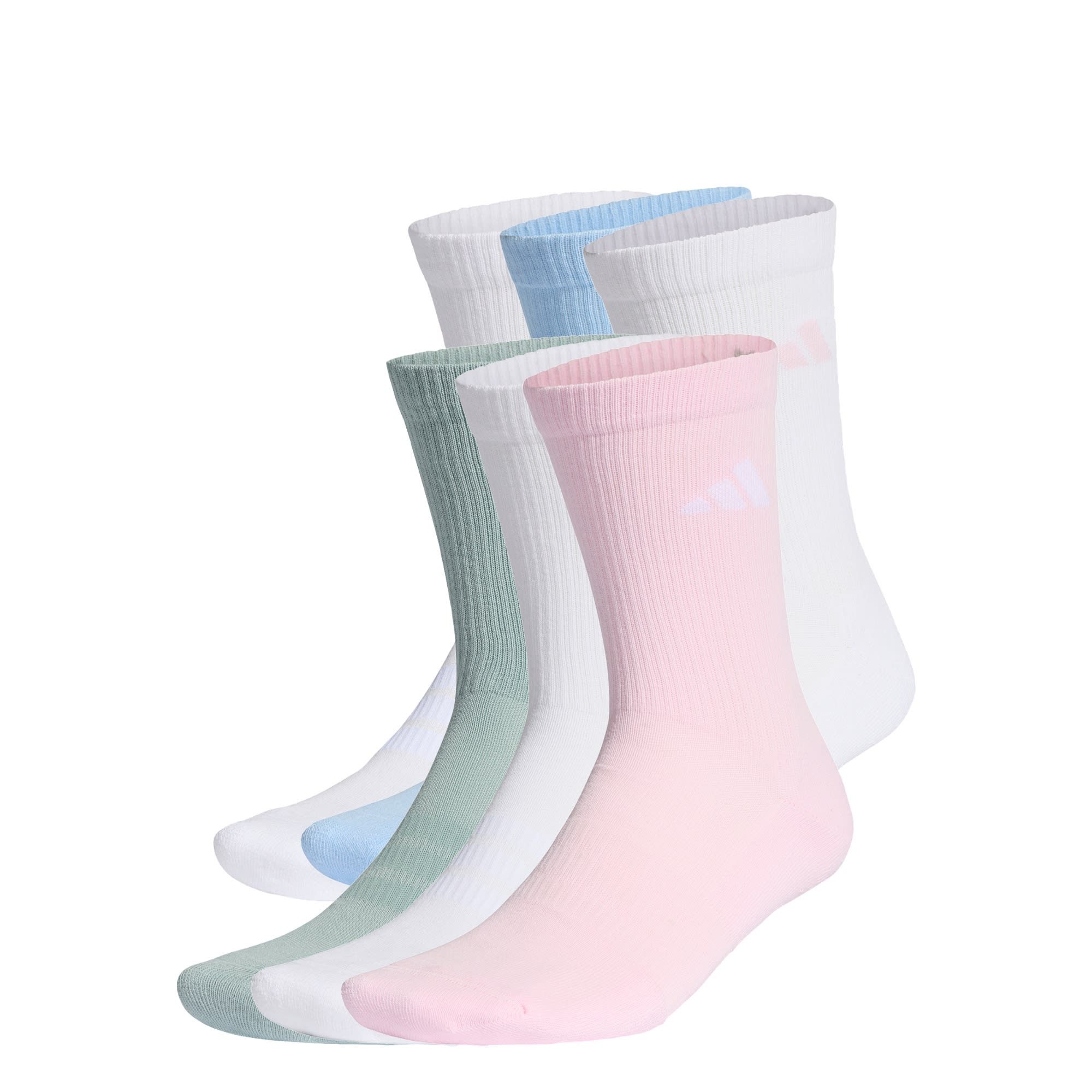 adidas Performance Sportsocken CUSHIONED CREW SOCKEN 6ER-PACK (1-Paar)