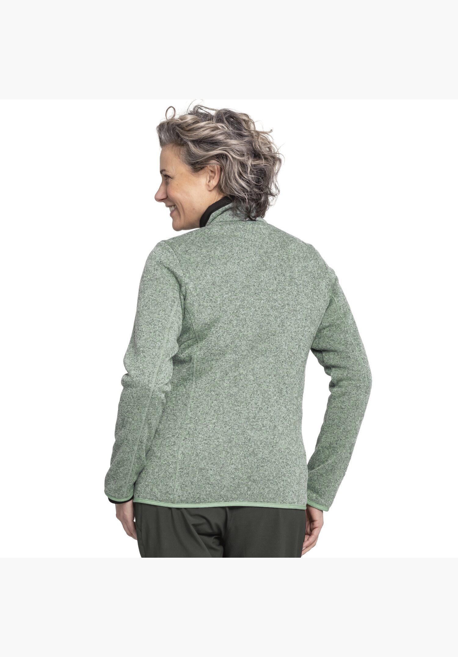 Schöffel Fleecejacke CIRC Fleece Jk Style Yew WMS sportlicher Stil, hoher Feuchtigkeitstransport, aus Polyester
