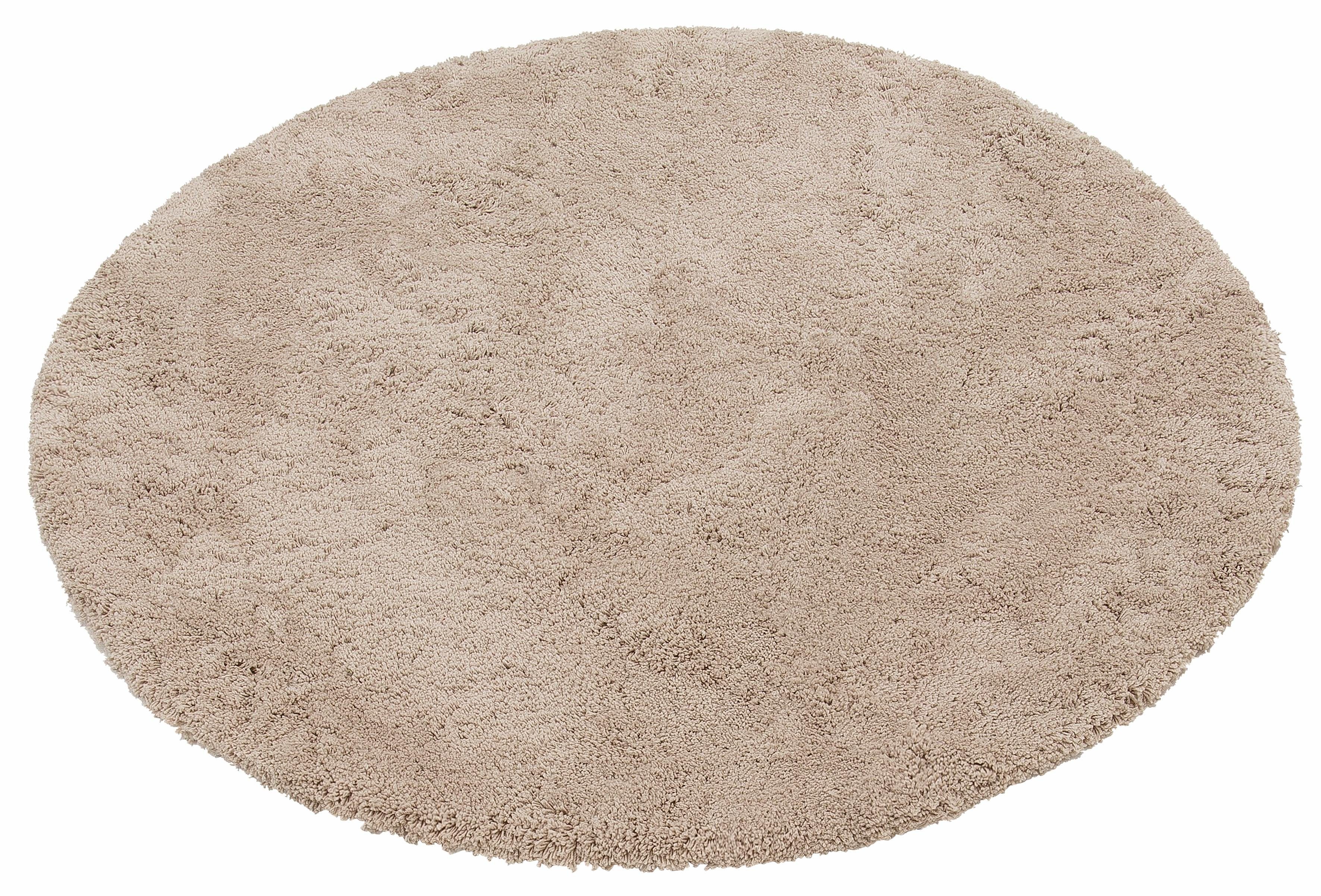 OTTO home Teppich Desner, Hochflor Teppiche, rund, Höhe: 35 mm, Mikrofaser, weich, flauschig, Wohnzimmer, Schlafzimmer, Kinderzimmer