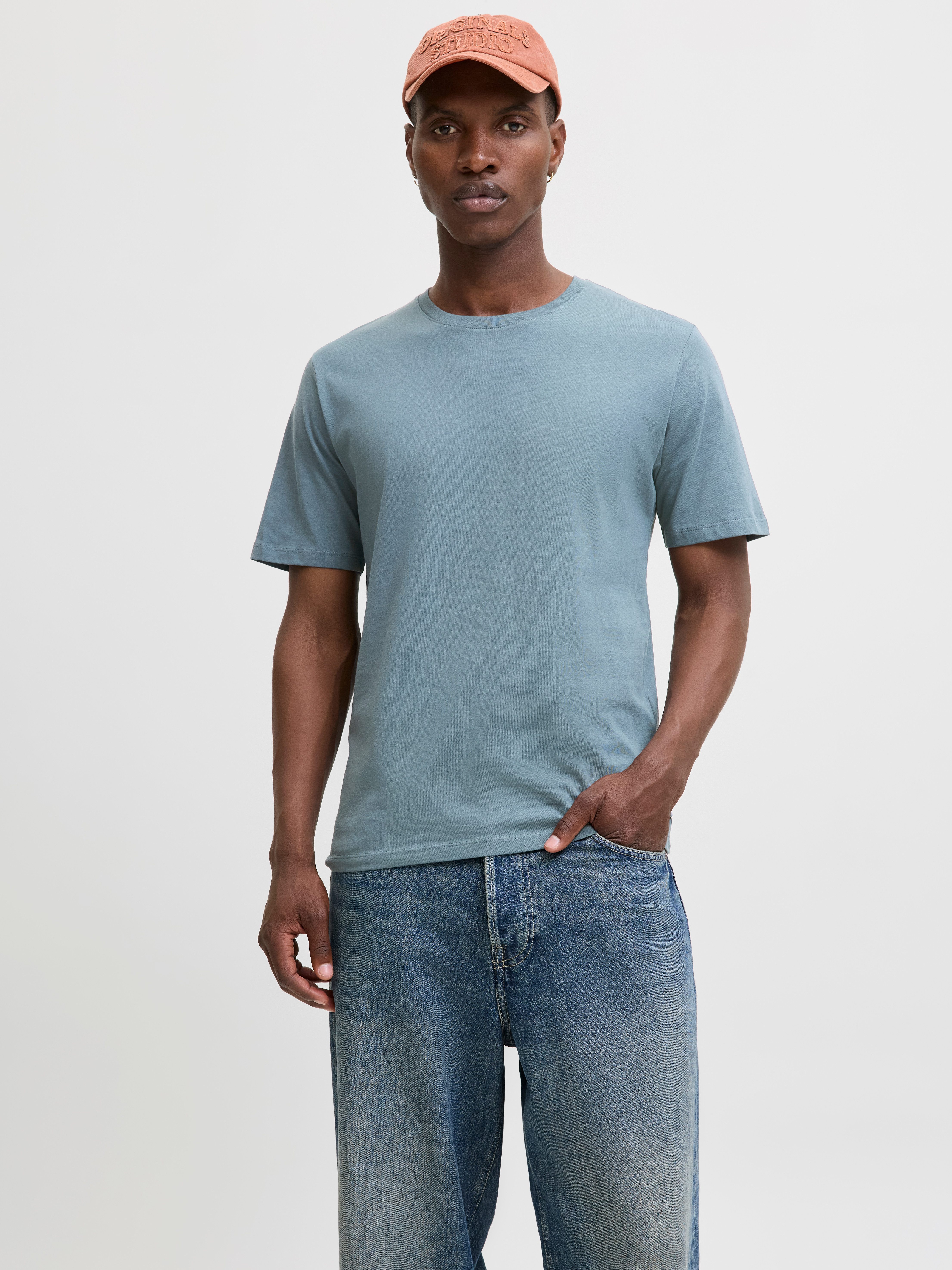Jack & Jones Rundhalsshirt JJEORGANIC BASIC günstig online kaufen