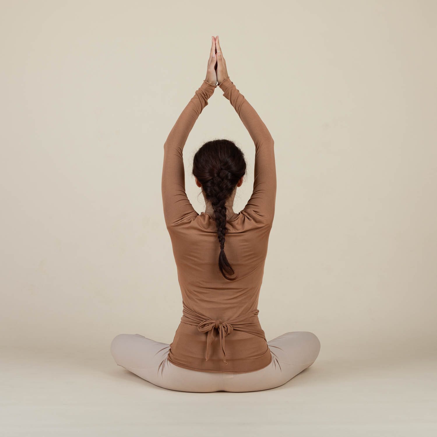 Yamadhi Yoga-Wickeljacke Yoga Wickeljacke, Viskose, Bordeaux M