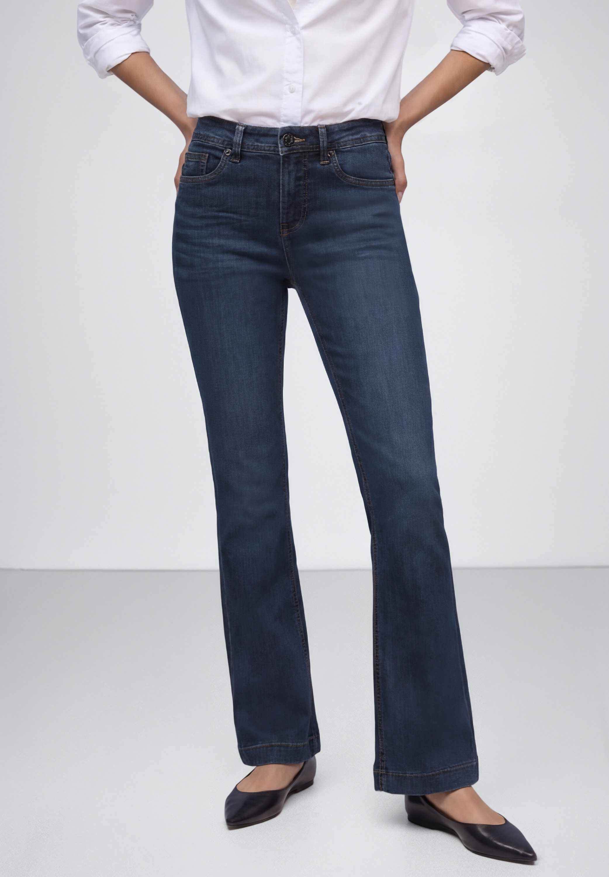 STREET ONE Slim-fit-Jeans High Waist