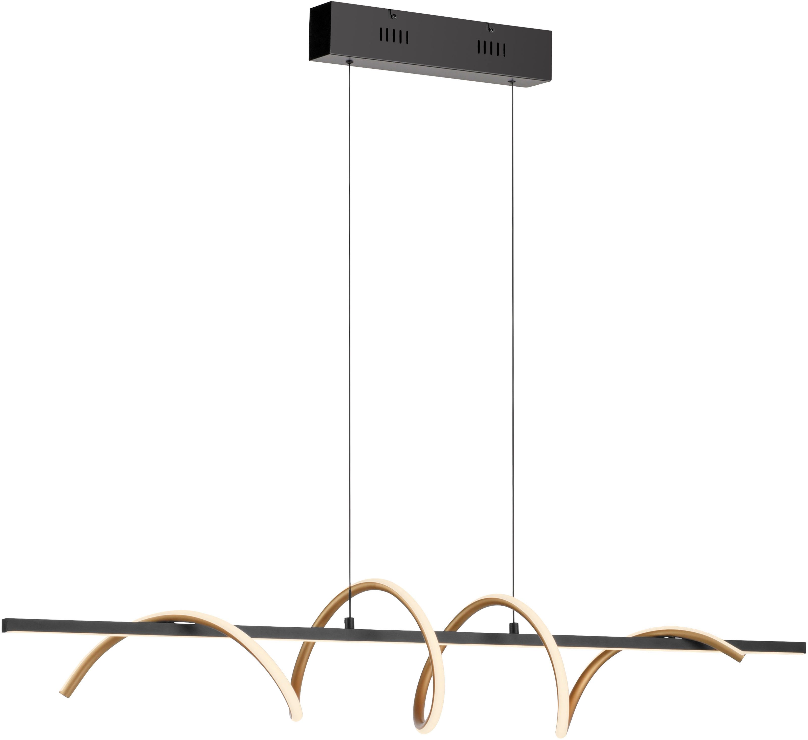 JUST LIGHT Pendelleuchte EMANDA, Dimmfunktion, LED fest integriert, Warmweiß, LED, dimmbar, Switchmo, Comfort Lift, Memory, nach Trennung vom Netz