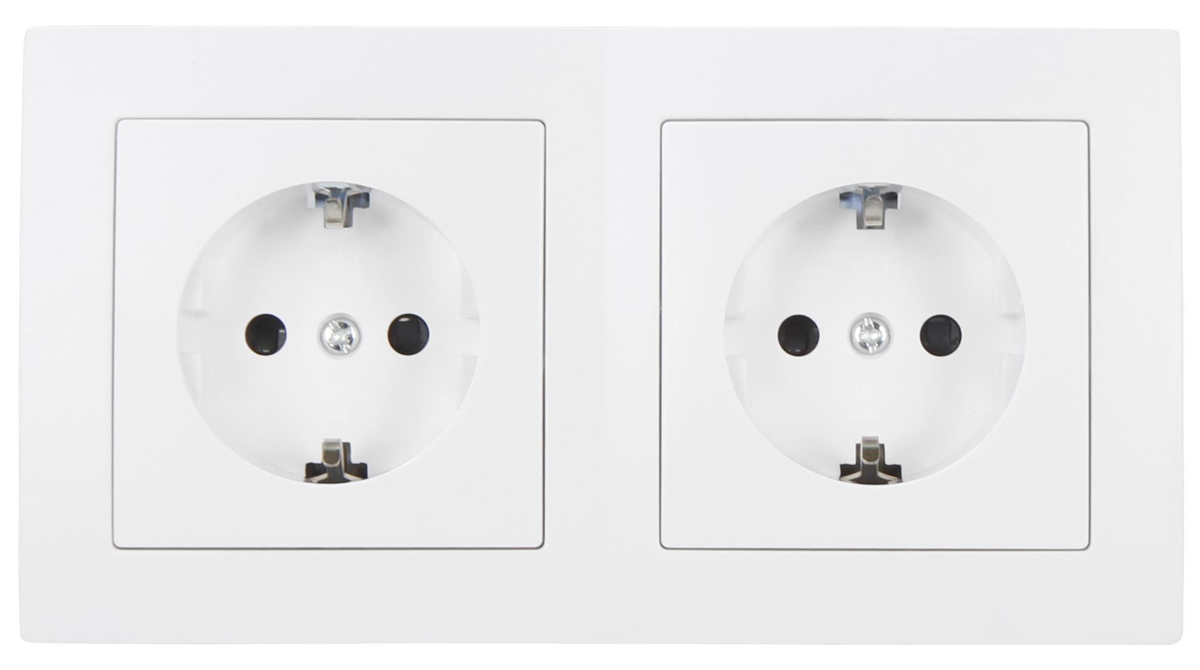 McPower Steckdose Розетки Set McPower Flair Beginner 2S, 3-teilig, weiß