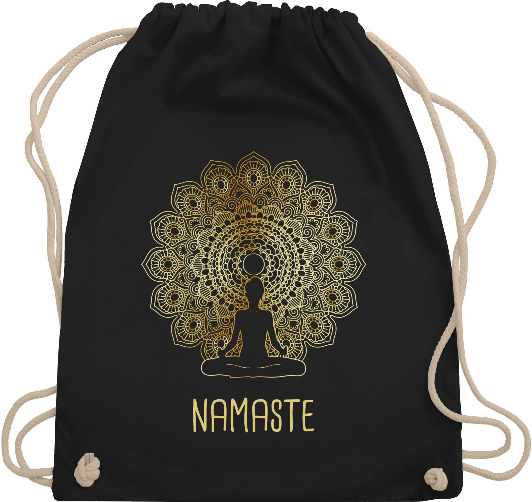 Shirtracer Turnbeutel Namaste Yoga Chakra Mandala, günstig online kaufen