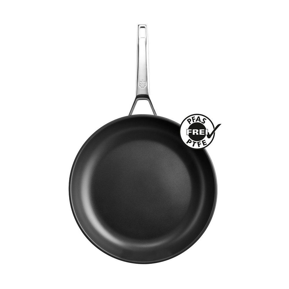 SCHULTE-UFER Bratpfanne Bratpfanne 32 cm Astral UniverSUS, Edelstahl, schwarz, spülmaschinenfest, Induktion, alle Herdarten