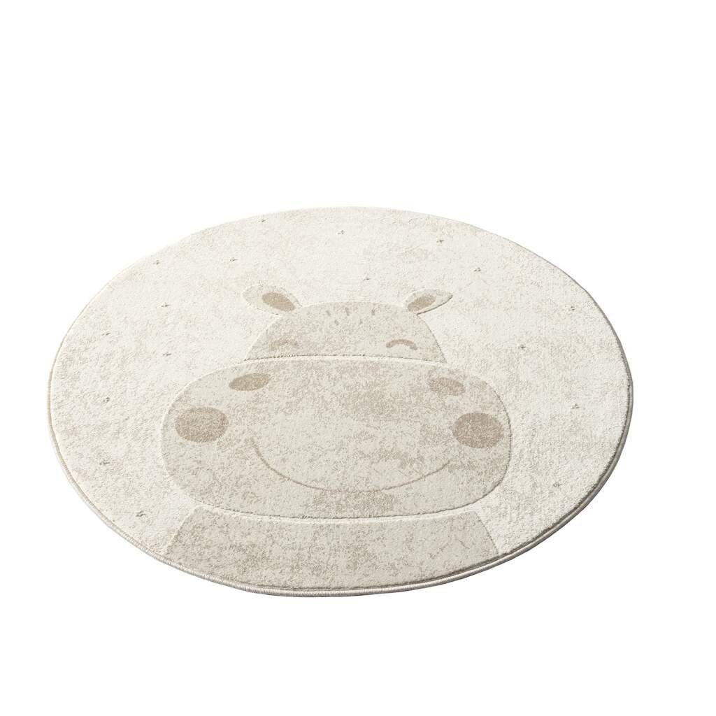 Carpet City Kinderteppich MARA703, rund, Höhe: 11 mm, Kinderzimmer, Kurzflo günstig online kaufen