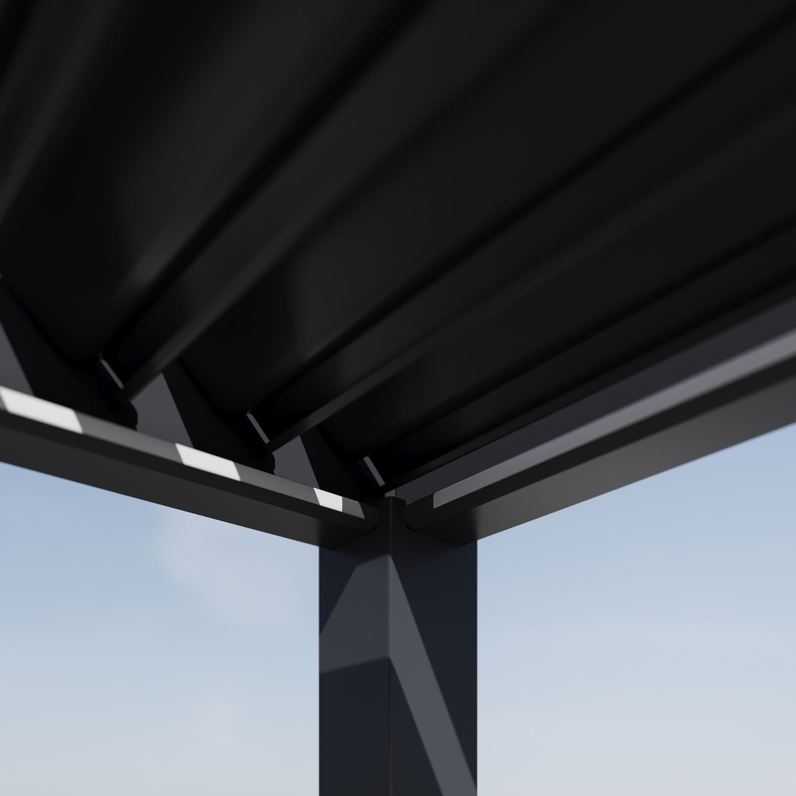 Weide Pergola Elektrische Pergola Deluxe Plus Aluminium 4 x 6 M Inkl