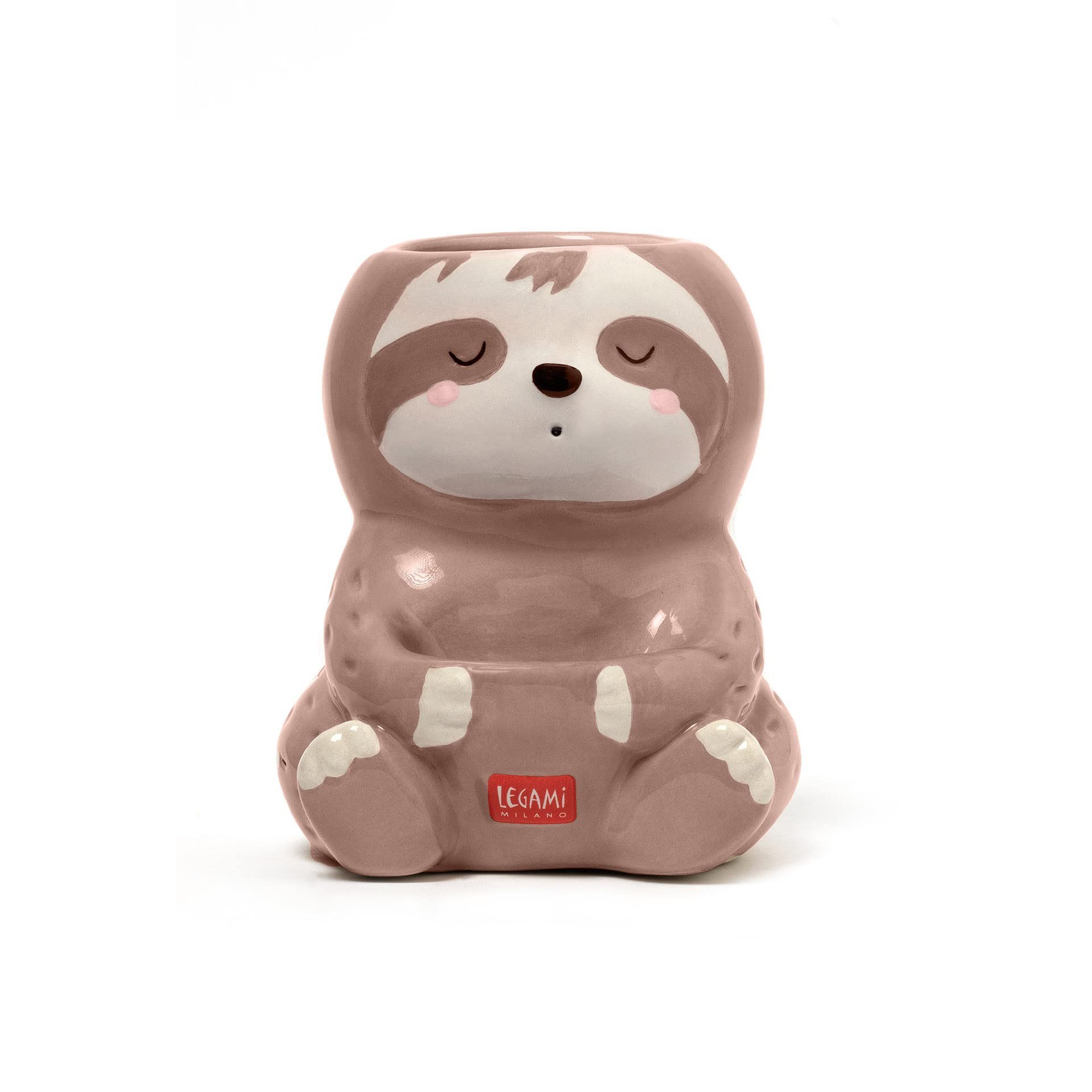 Legami Organizer Ceramic Pen Holder Desk Friends Sloth