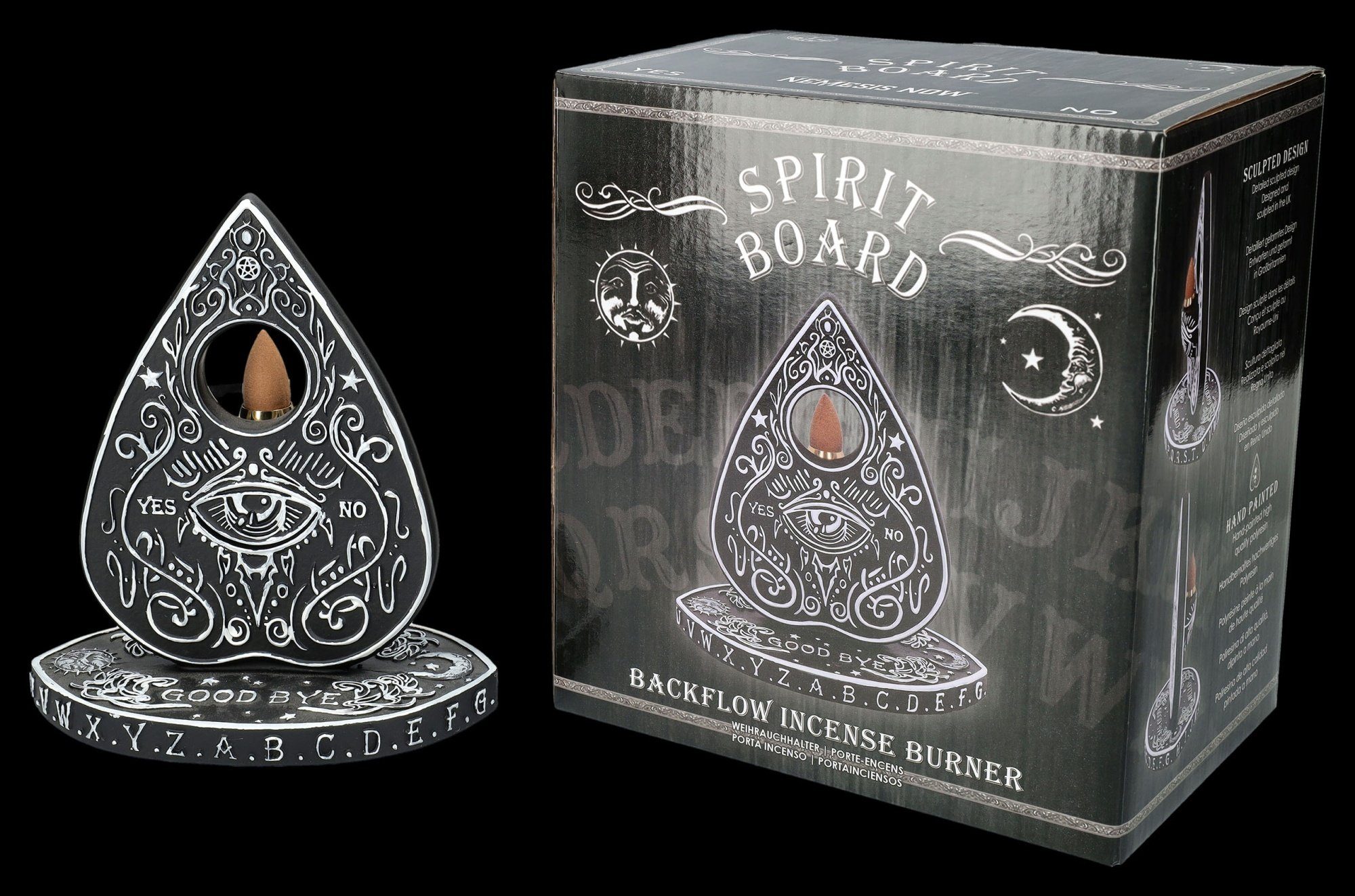 Figuren Shop GmbH Räuchermännchen Rückfluß-Räucherhalter - Spirit Board Planchette - Nemesis Now - Deko