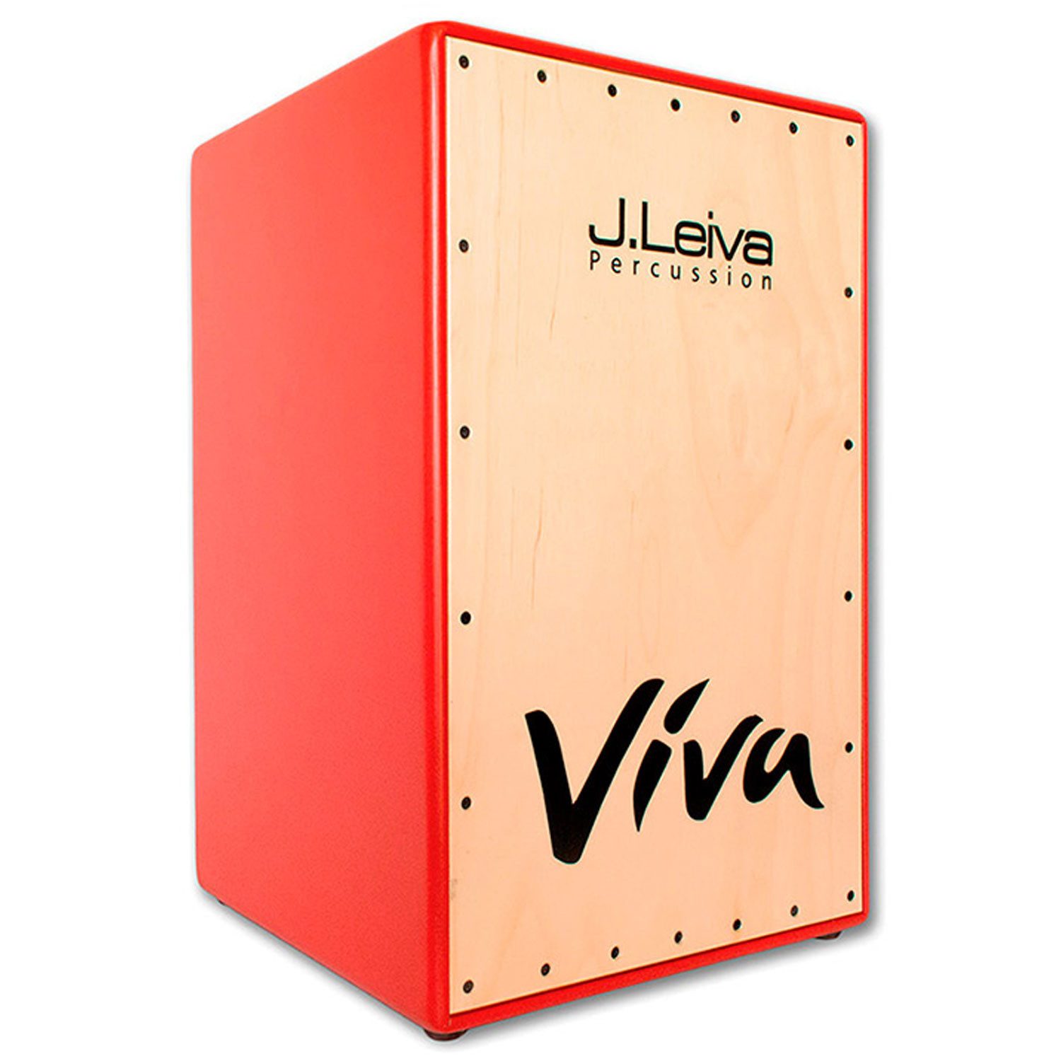 J. Leiva Cajon J.Leiva Viva Red Cajon Rot, Cajon, Cajon mit einstellbarem Snare-Sound