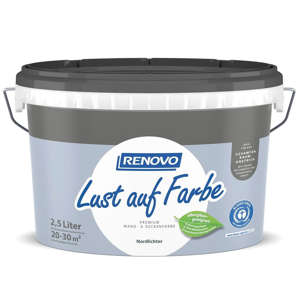 Renovo Wandfarbe Renovo Wand- und Deckenfarbe Lust auf Farbe matt 2,5 Ltr. Nordlichter