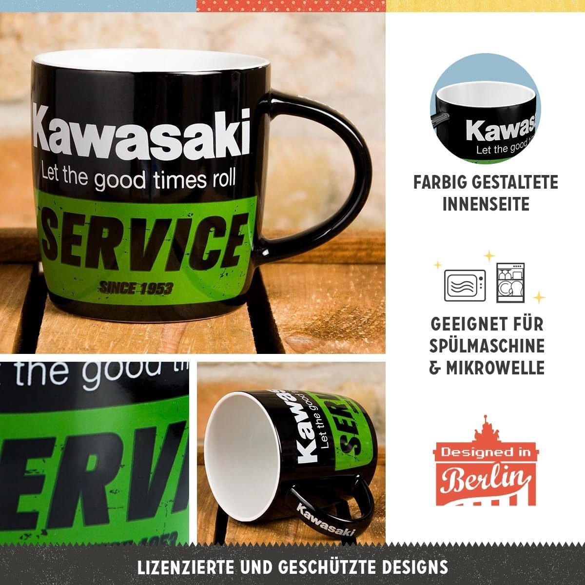 Service Kaffeetasse Nostalgic-Art Kawasaki - - Tasse