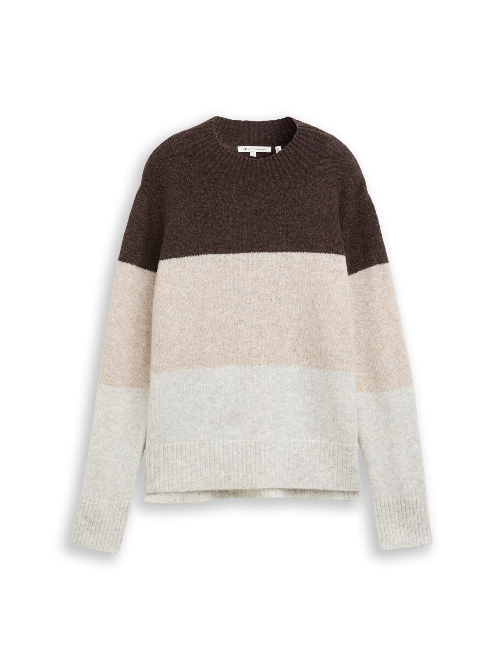 brown camel colorblock