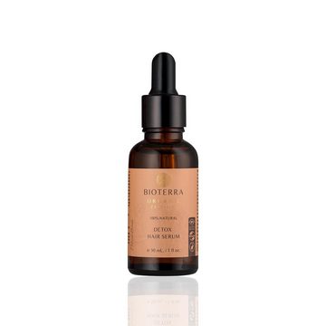 BIOTERRA Haarserum Bio Detox Haarserum 30ml kräftiges & glänzend aussehendes Haar, 1-tlg., vegan, reichhaltig, stärkend, wachstumsfördernd, pflegend, schützend