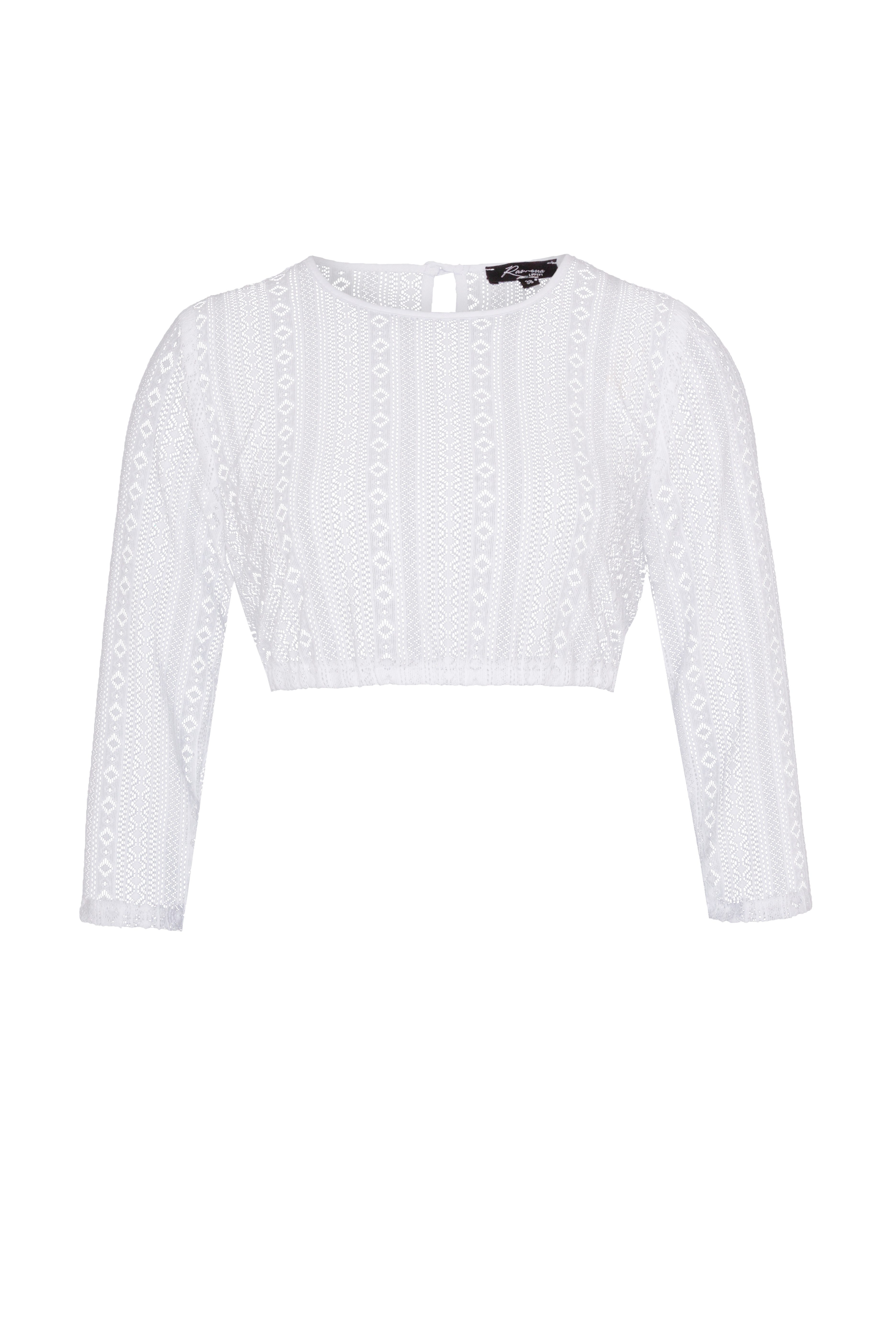 Ramona Lippert Dirndlbluse Lea 3/4 Arm Spitze