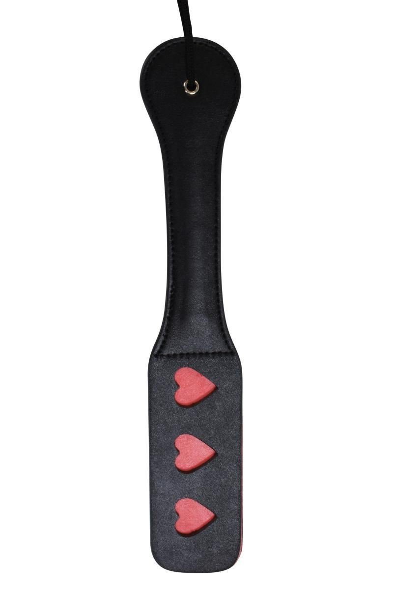 Provocative Erotik-Paddle, in schwarz/rot - One Size