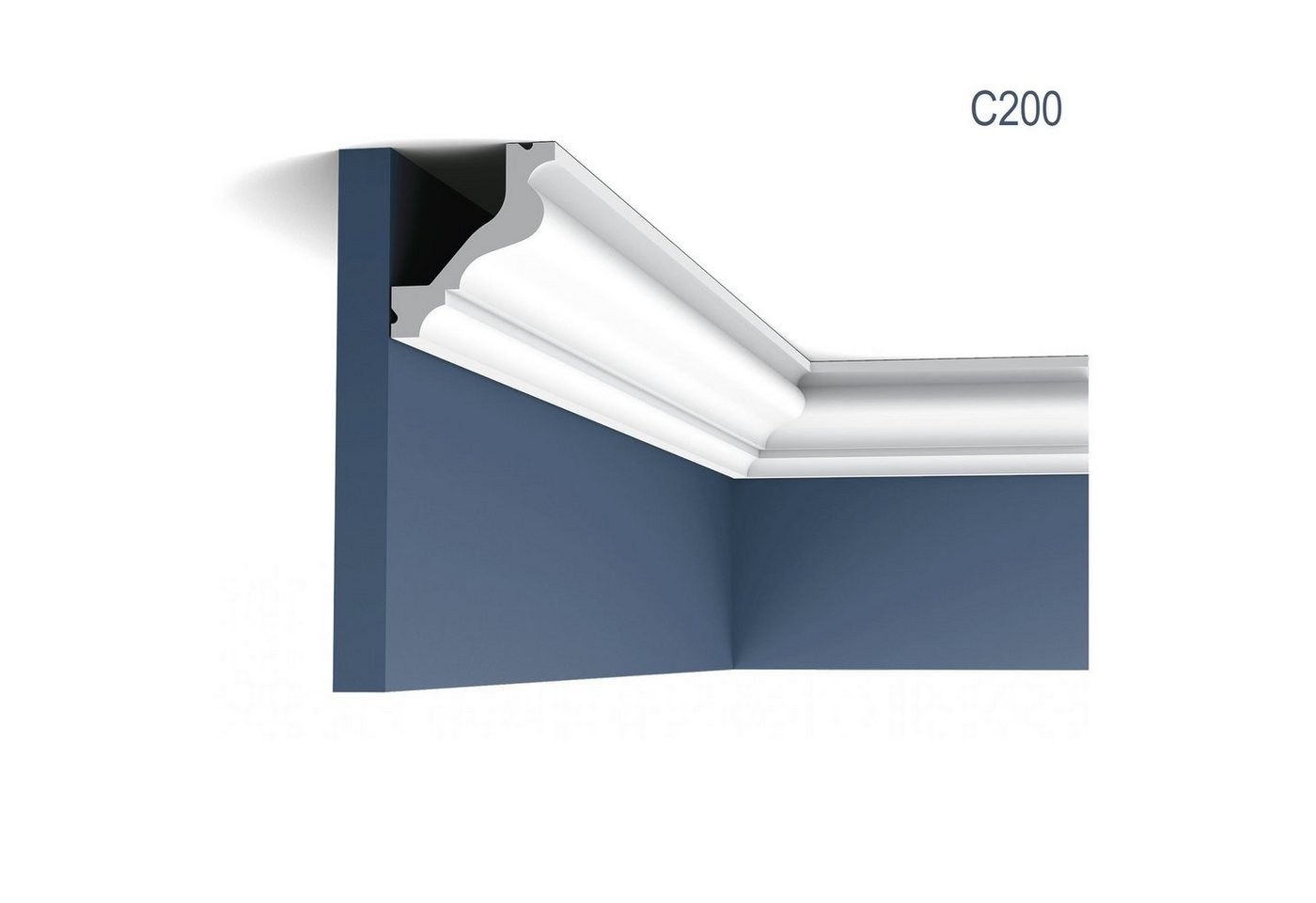 Thumbnail - Orac Decor Deckenprofil C200 Zierleisten 1 Karton SET 12 Stuckleisten 24 m (12-St), Zeitlos / Klassisch