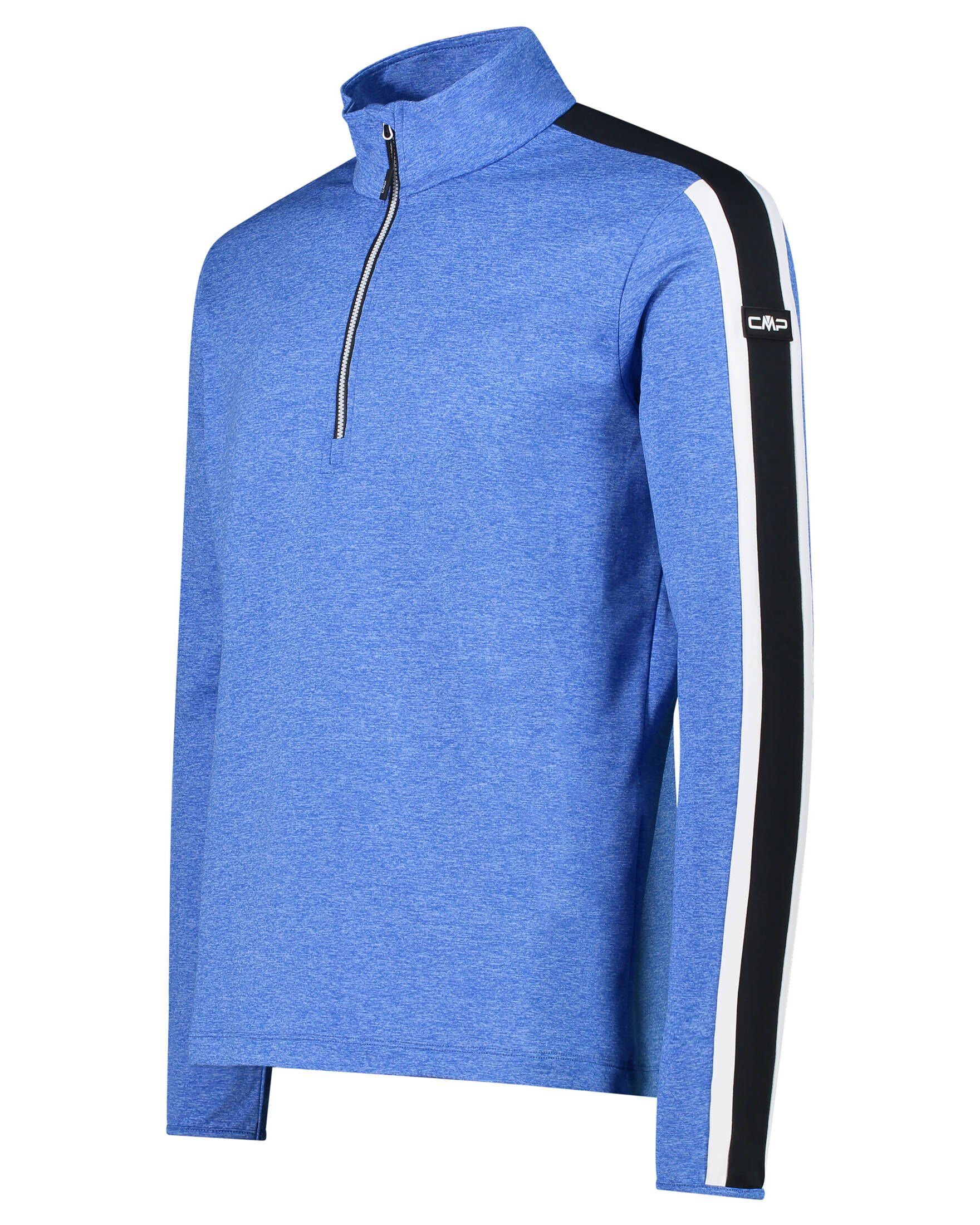 SOFTECH MELANGE 70'S Fleecepullover Herren (1-tlg) CMP (296) blau Trainingspullover