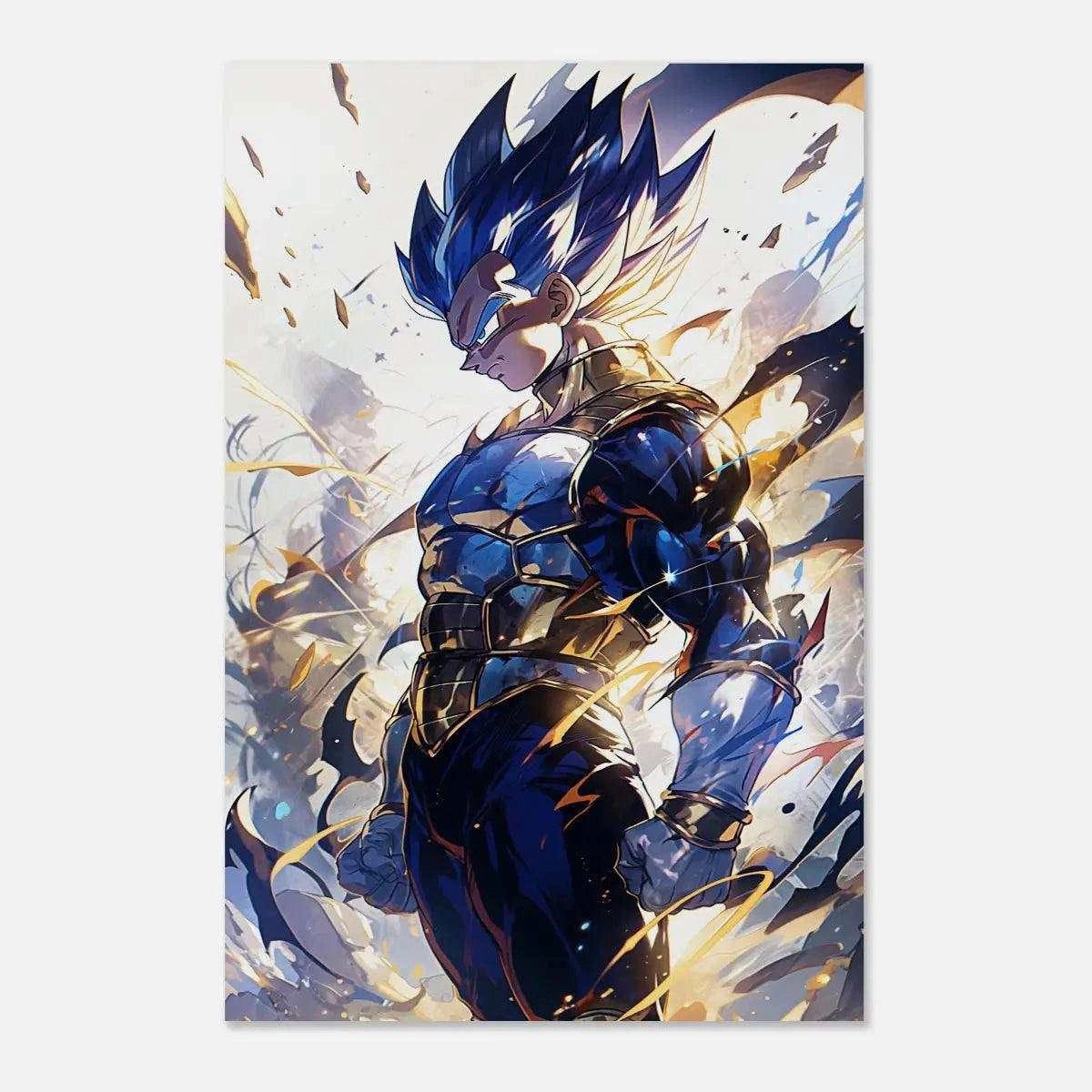 SimpleCanvas Wandbild Vegeta Rage - Dragon Ball - Anime Leinwandbild, Wandb günstig online kaufen