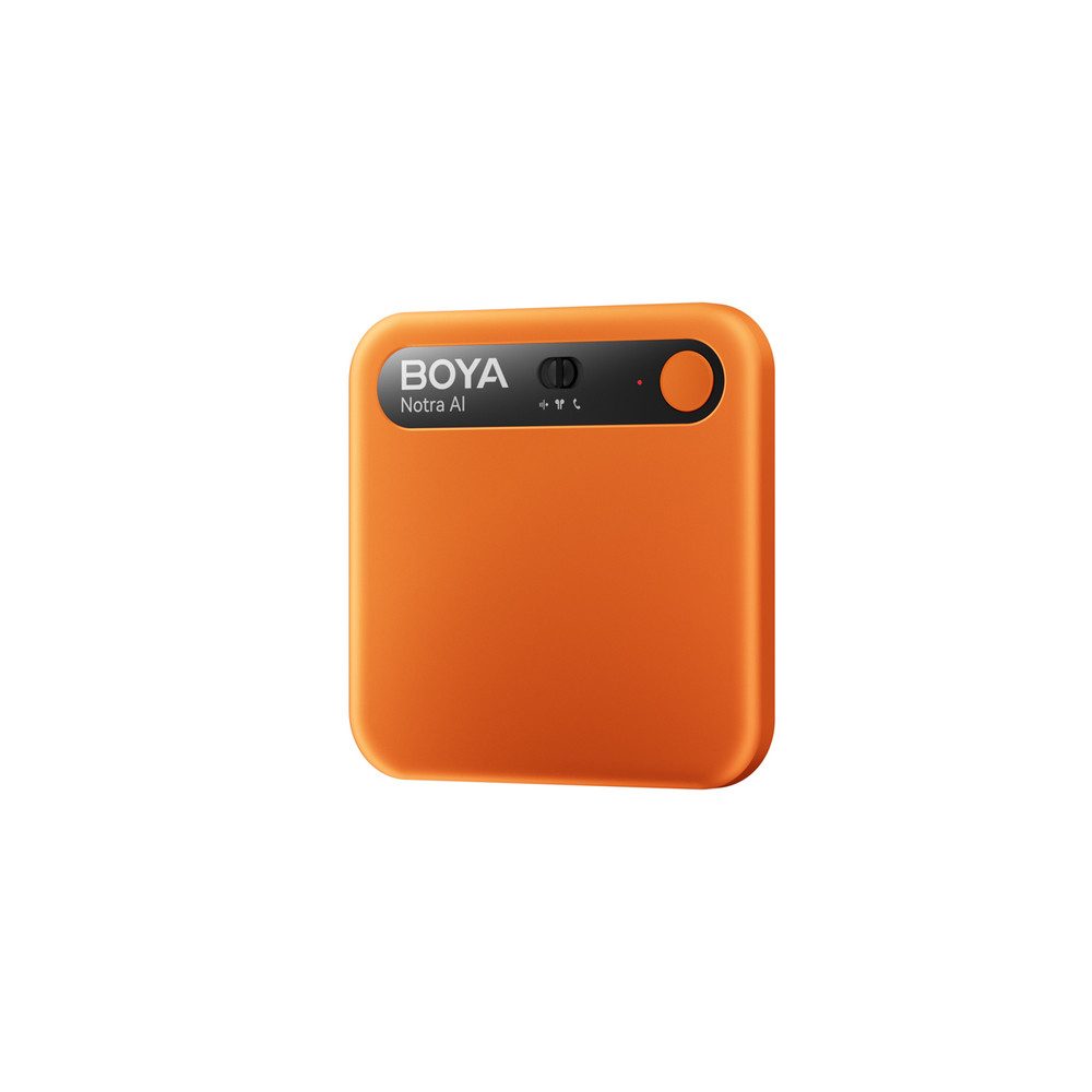 BOYA KI-Aufnahmegerät Sprachrekorder Digitales Diktiergerät (KI-Transkription, 3 Aufnahmemodi, 64GB Speicher)