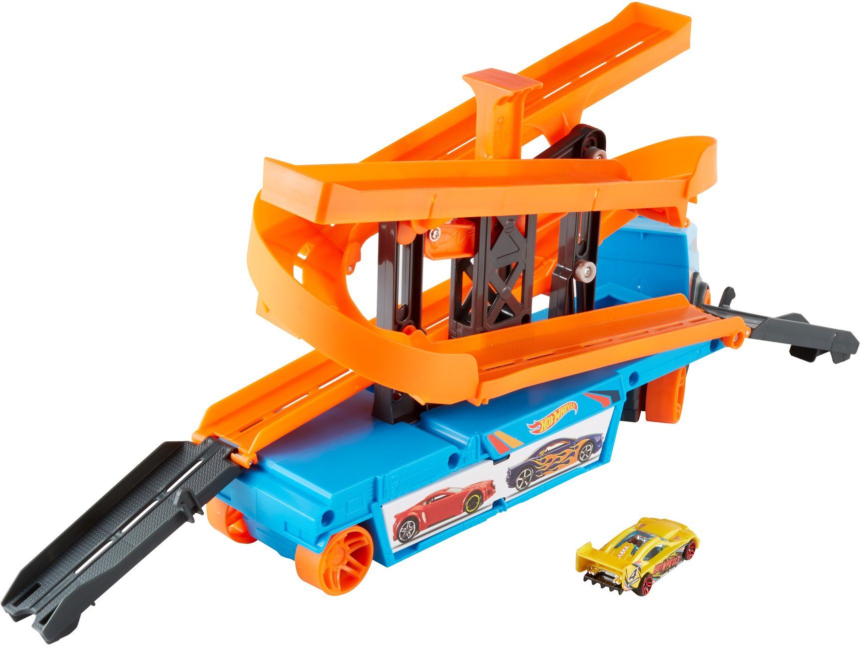 Action Hot Wheels Zielgruppe: Spielauto, Schulkinder, Mega Kindergartenkinder 1 Transporter, inkl. Spielzeug-Transporter