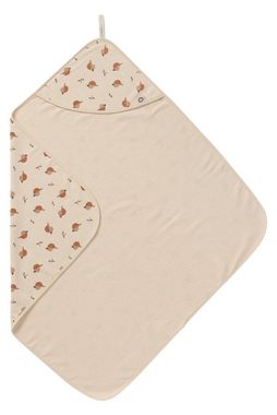 Noppies Babybademantel Printed duck baby hooded towel, 100% Baumwolle-Bio, Kapuze, Keine verschluss
