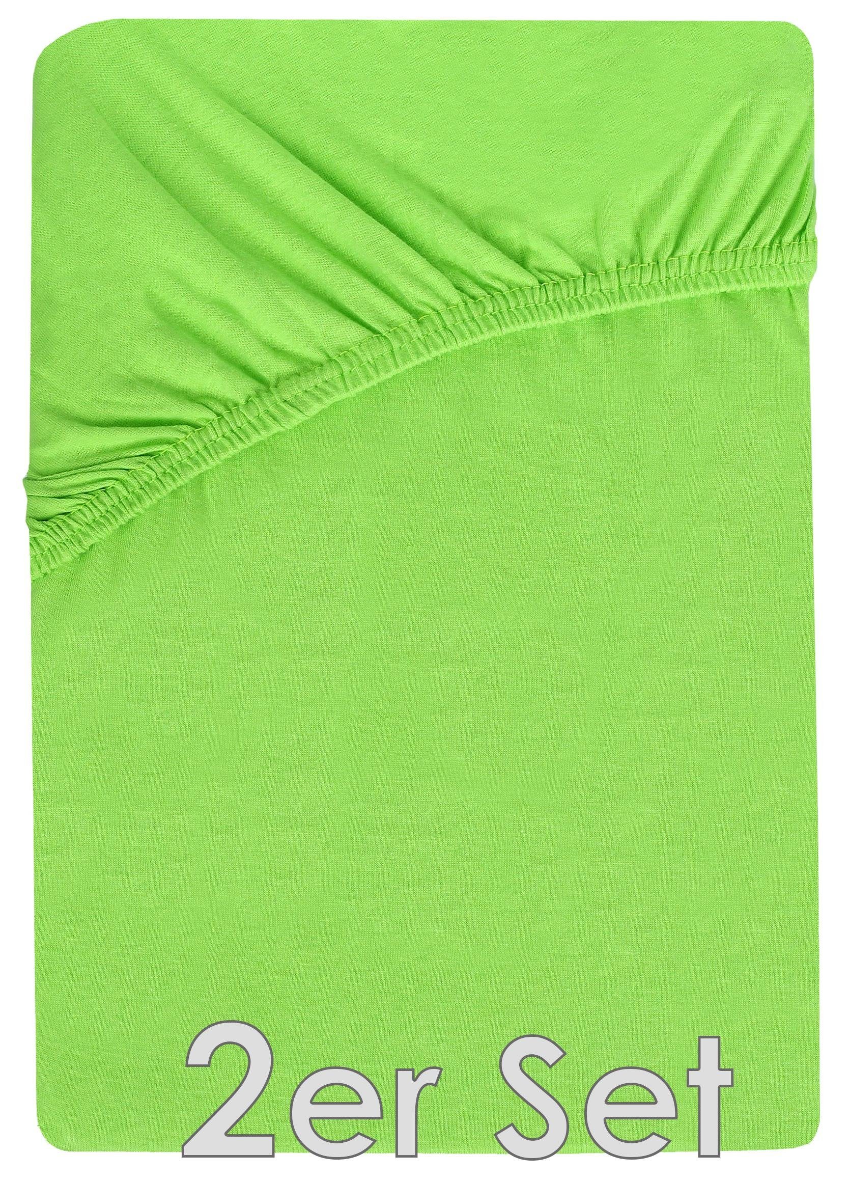 NatureMark Spannbettlaken Jersey Spannbetttuch, 100% Baumwolle, günstig online kaufen