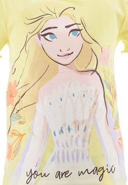 Disney Frozen Shorty Die Eiskönigin Elsa Mädchen Schlafanzug Pyjama (2 tlg)