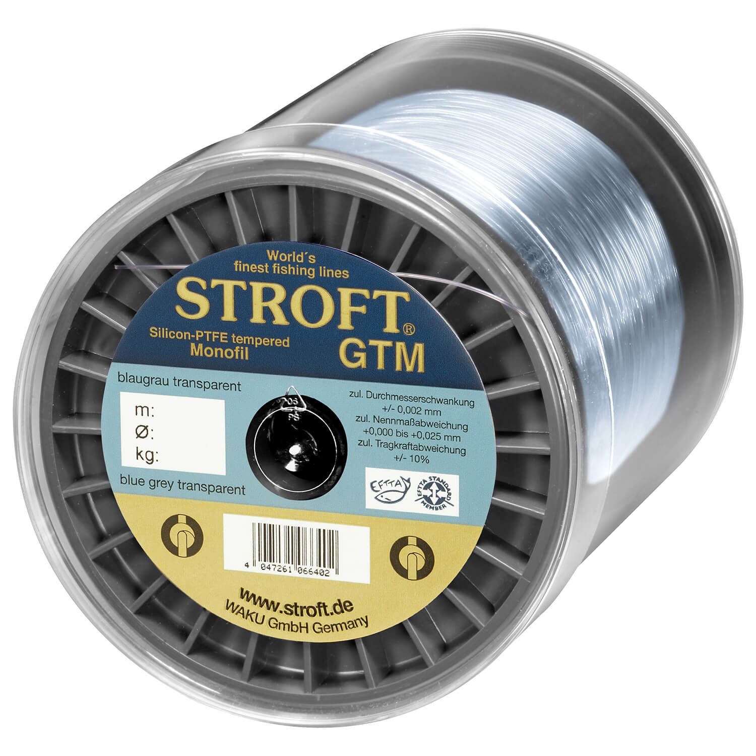 Stroft Angelschnur Schnur STROFT GTM Monofile 2500m, 2500 m Länge, 0.375 mm Fadendurchmesser, (1-St), 12.2kg Tragkraft