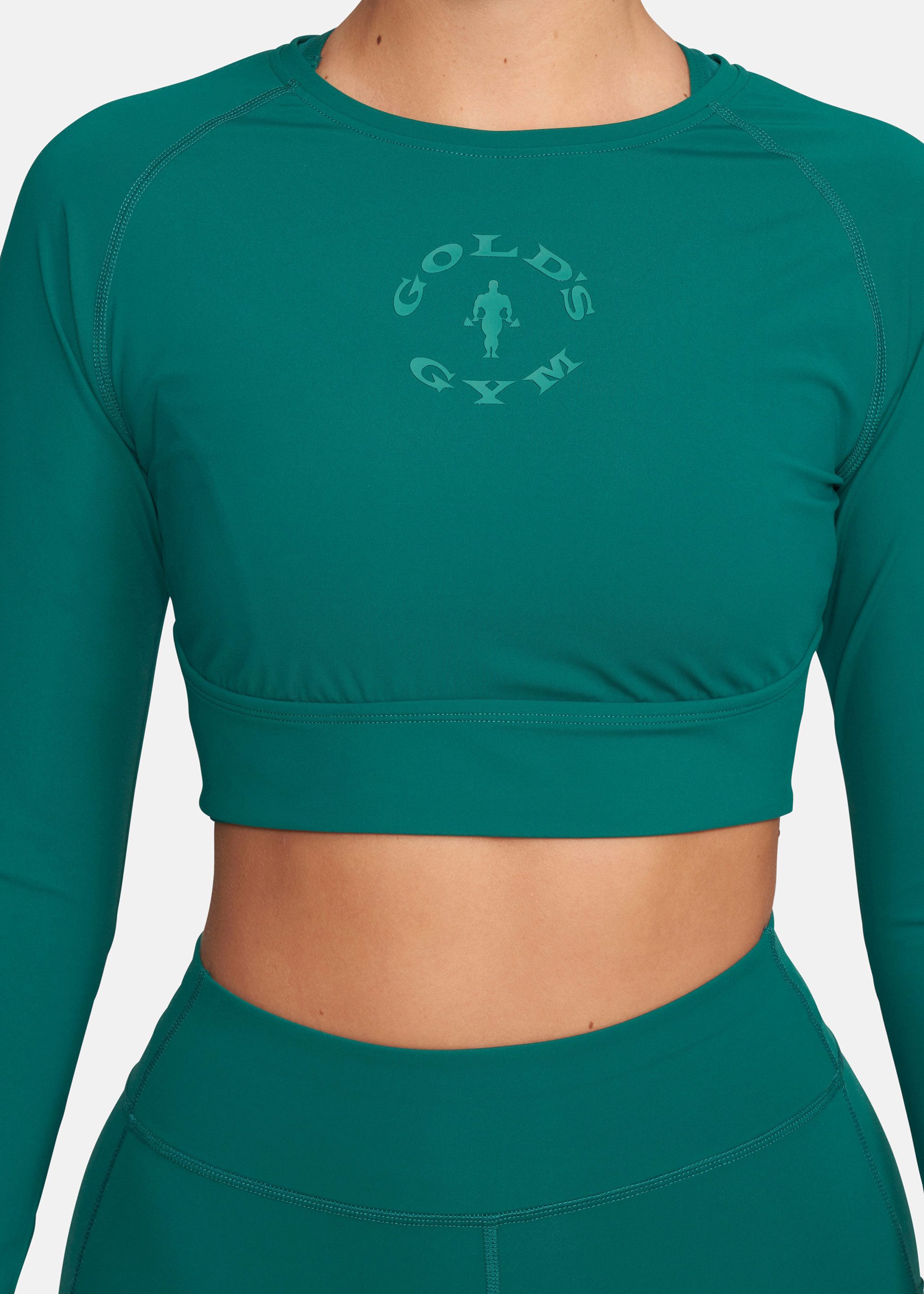 GOLD'S GYM APPAREL Langarmshirt HELEN pilling-resistent, formstabil, atmungsaktiv, schnelltrocknend
