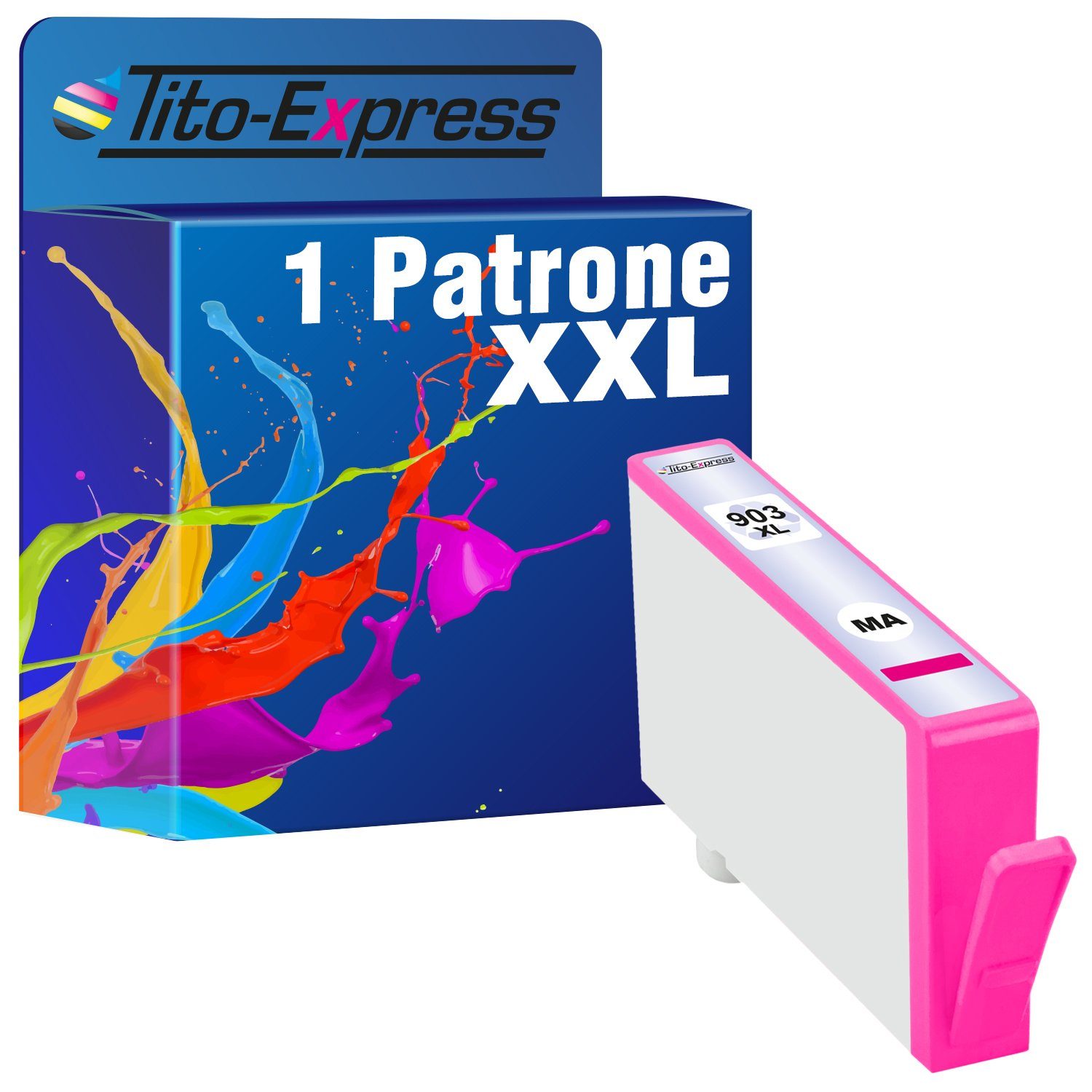 Tito-Express ersetzt HP 903 XL 903XL Magenta Tintenpatrone (für 903XL Multipack Officejet 6950 Pro 6970 6960 All-in-One 6975 Pro)