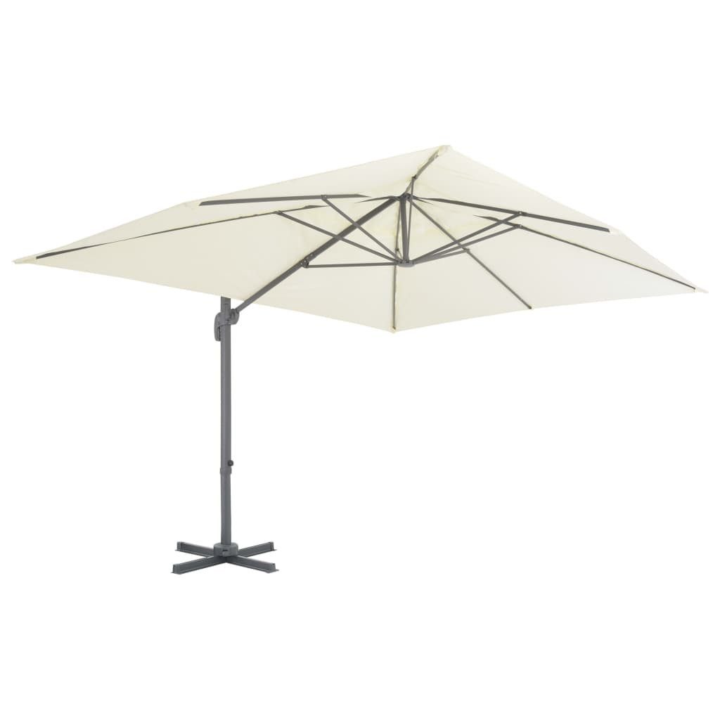 vidaXL Sonnensegel Ampelschirm mit Aluminium-Mast 400x300 günstig online kaufen
