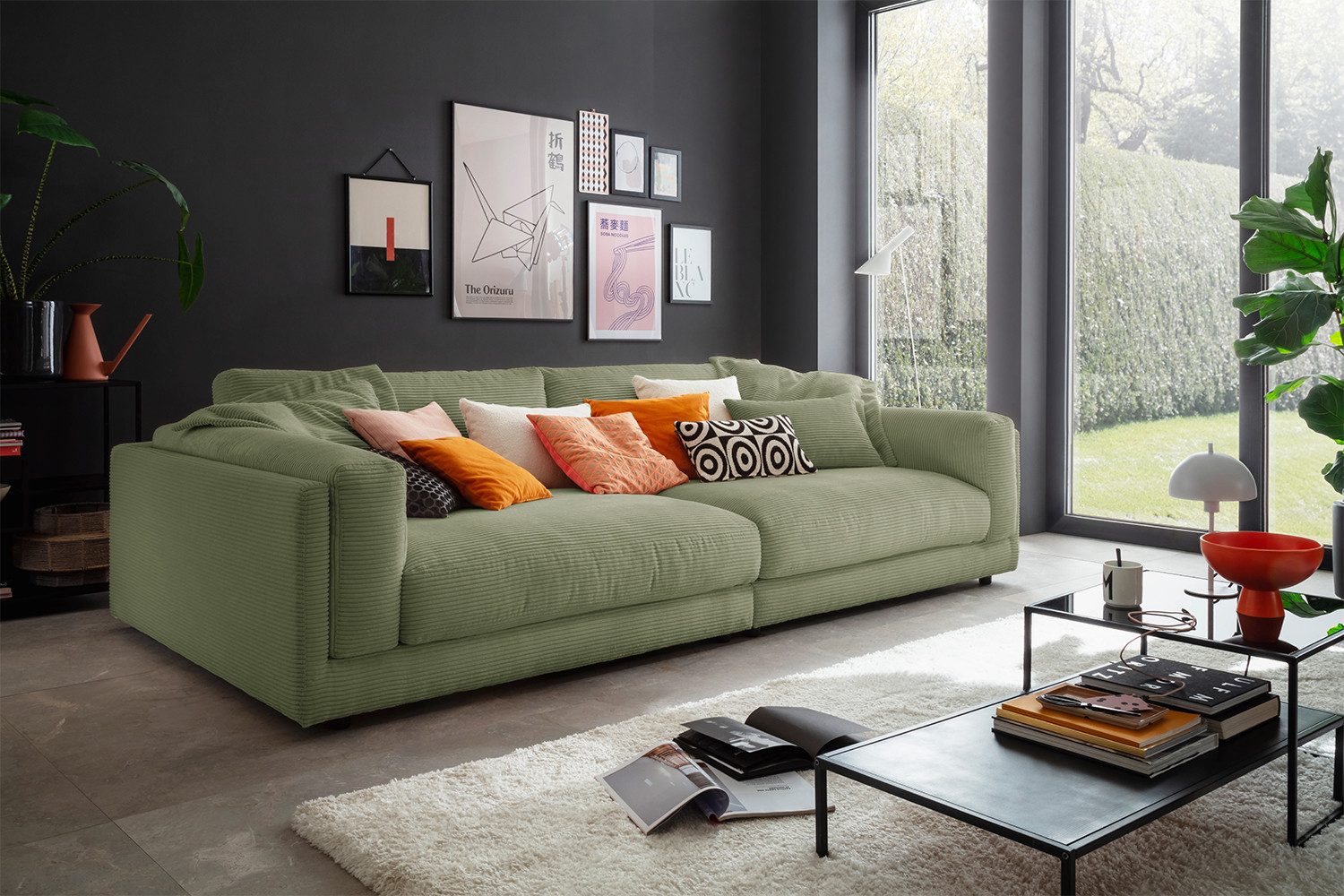 KAWOLA Big-Sofa RAINA, Couch Cord oder günstig online kaufen
