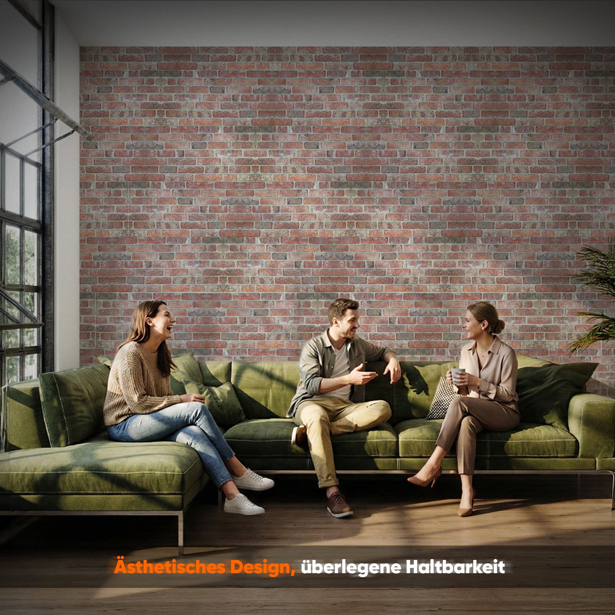 IZODEKOR 3D Wandpaneel EPS Styropor Wandverkleidung in Steinoptik – für Innen & Außen, BxL: 50x100 cm, 0,50 qm, (1er- oder 10er-Set, optional mit 4 Montageklebe – Bild 3 von 5