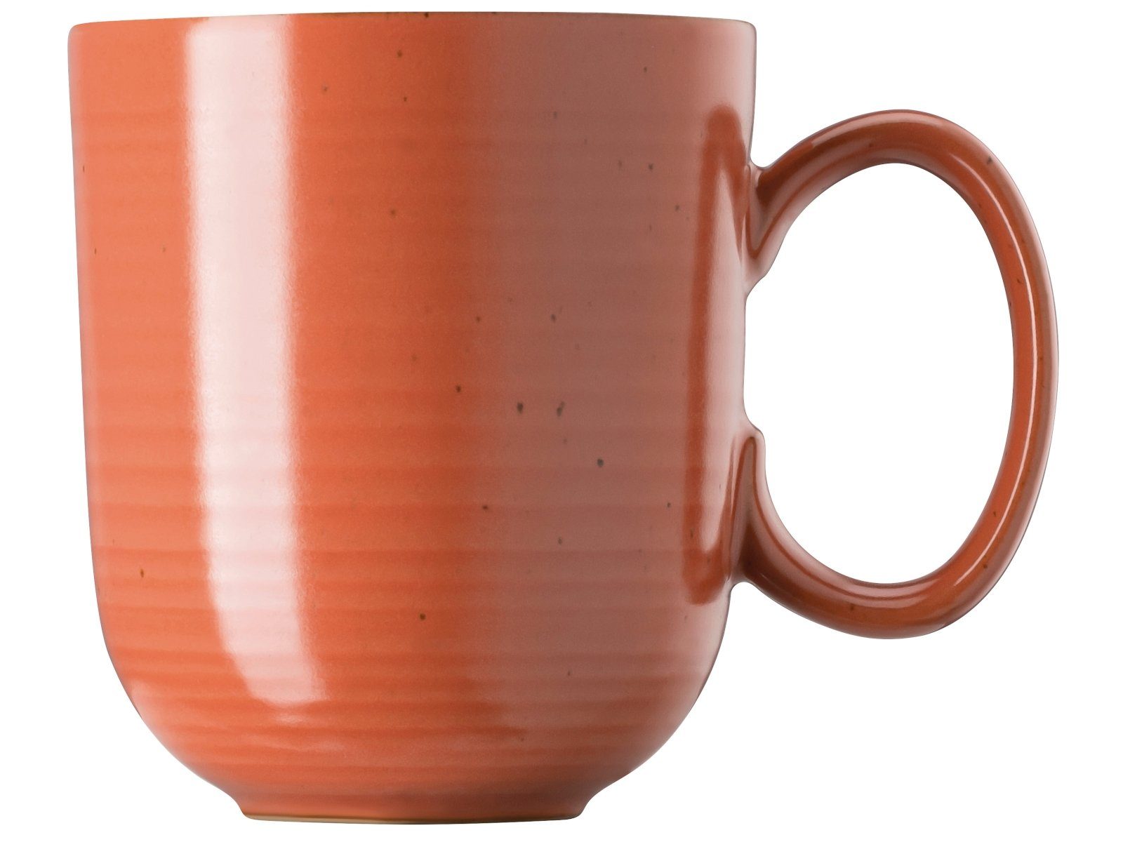Thomas Porzellan Becher Nature Coral Becher mit Henkel 0,4 l, Steinzeug