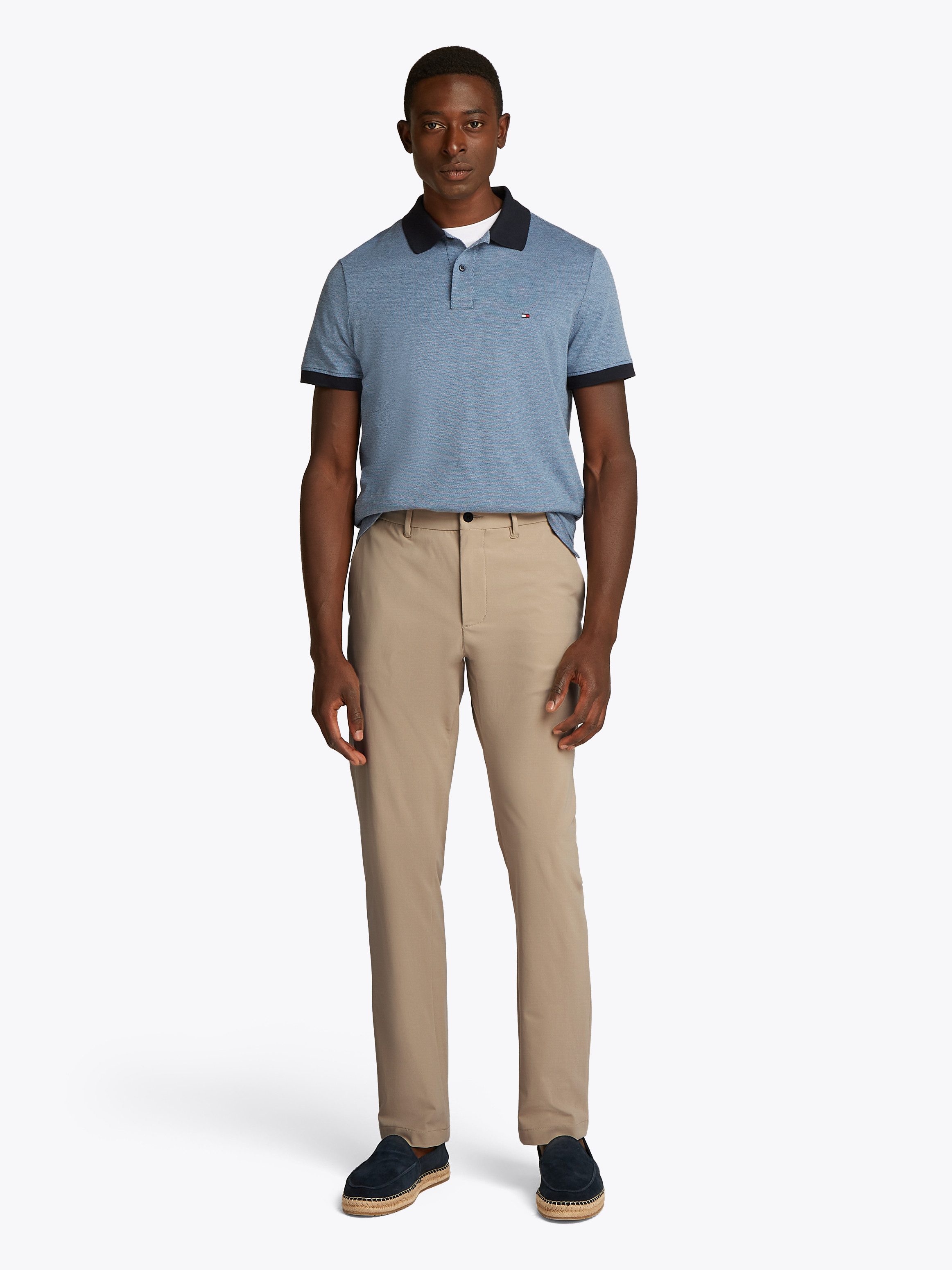 Tommy Hilfiger Chinohose DENTON KNIT TECH Straight Fit, Baumwollstretch