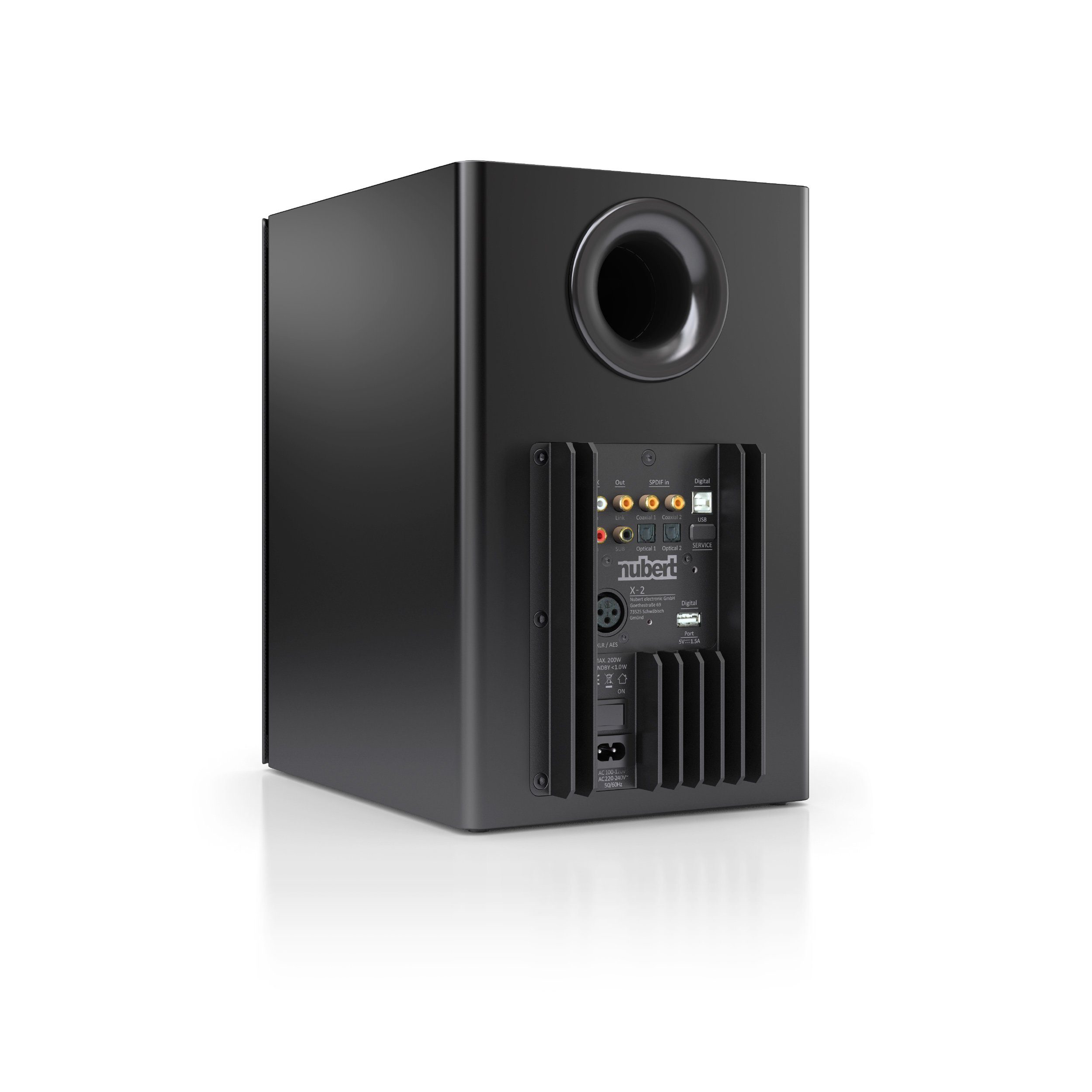 Nubert nuPro XS-4000 RC Regal-Lautsprecher (X-Connect, X-Connect Surround, Bluetooth, aptX HD, aptX Low Latency, AAC, SBC, 360 W, Aktivlautsprecher, 2-Wege, 360 W Dauerleistung, X-Room Calibration)