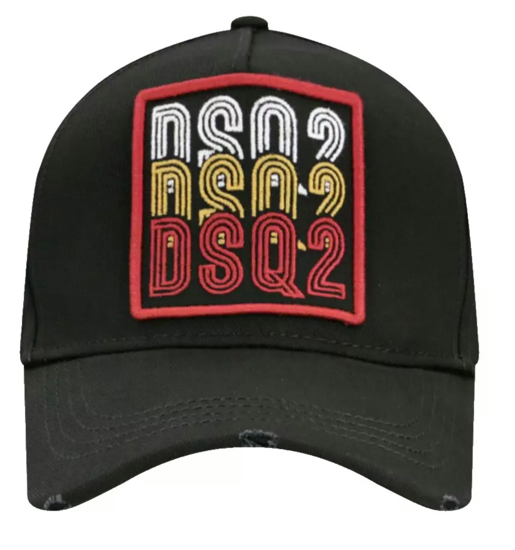 Baseball Cap Basebalkappe Multi Logo Baseballcap Kappe Schwarz