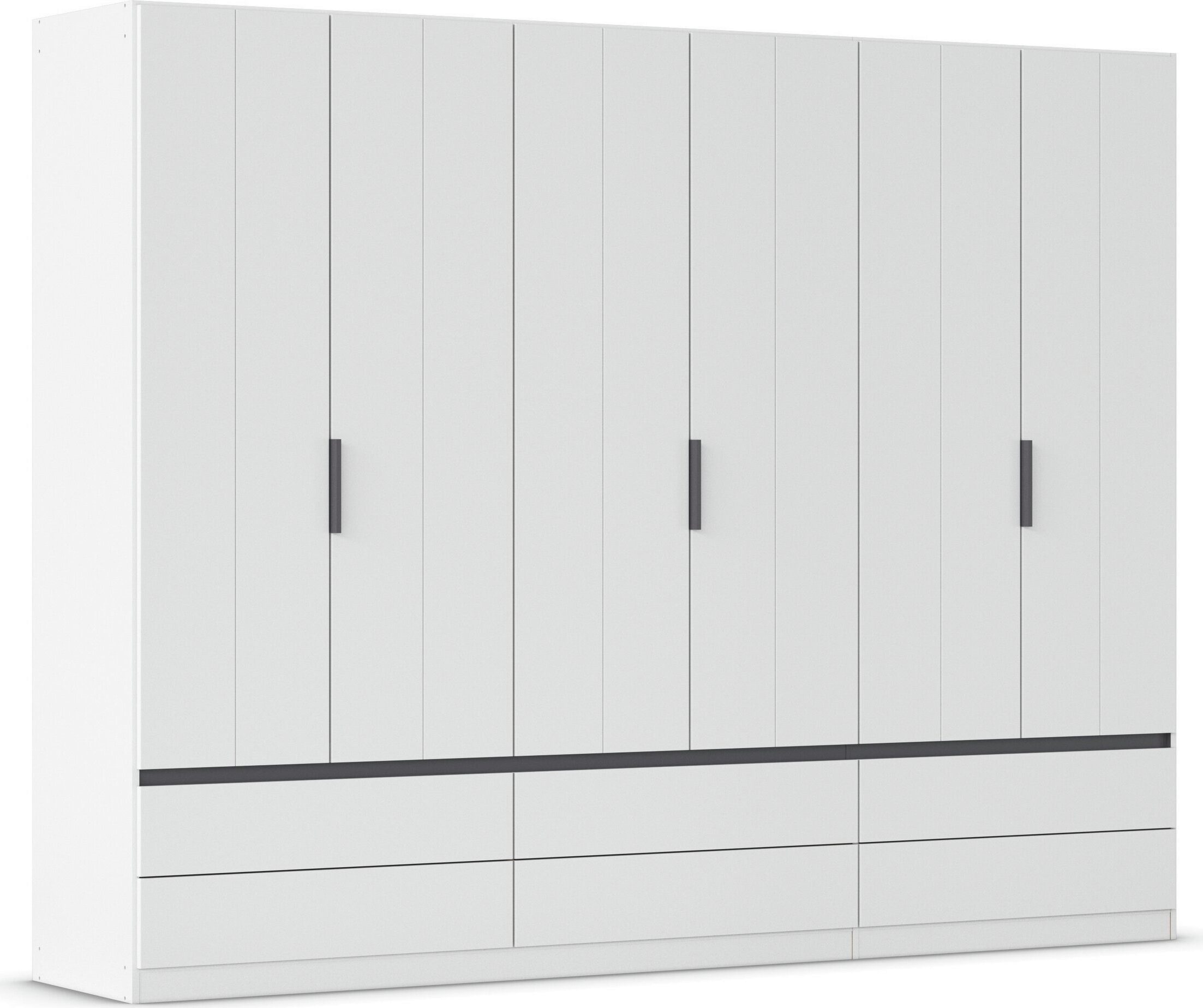OTTO home Kleiderschrank Schrank Garderobe ARVEN Breiten 181/226/271cm (3 verschiedene Ausstattungen BASIC/CLASSIC/PREMIUM (inkl. SOFT-CLOSE) puristisches Design in Plankenoptik mit Metallgriffen MADE IN GERMANY